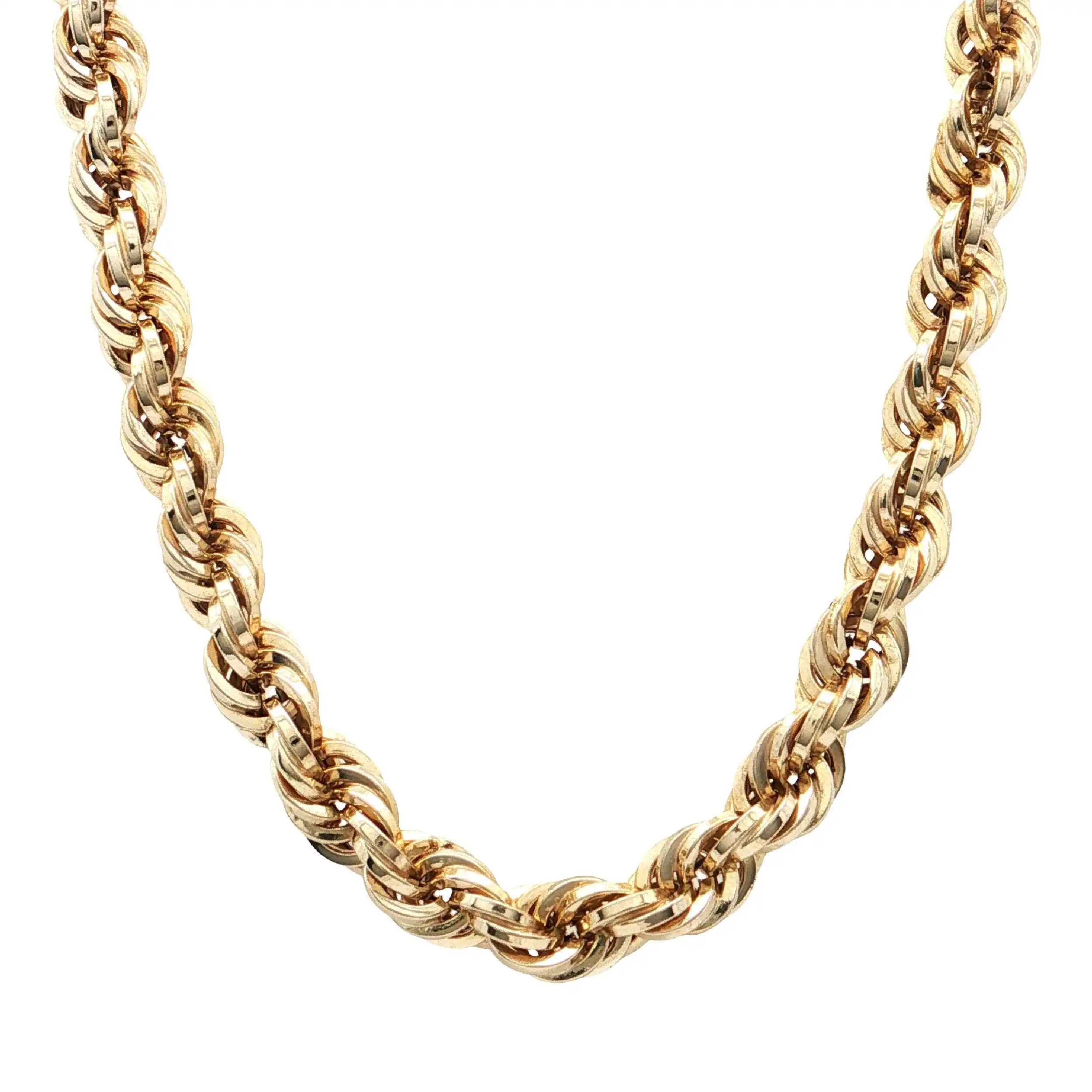 Kordelkette Gelbgold