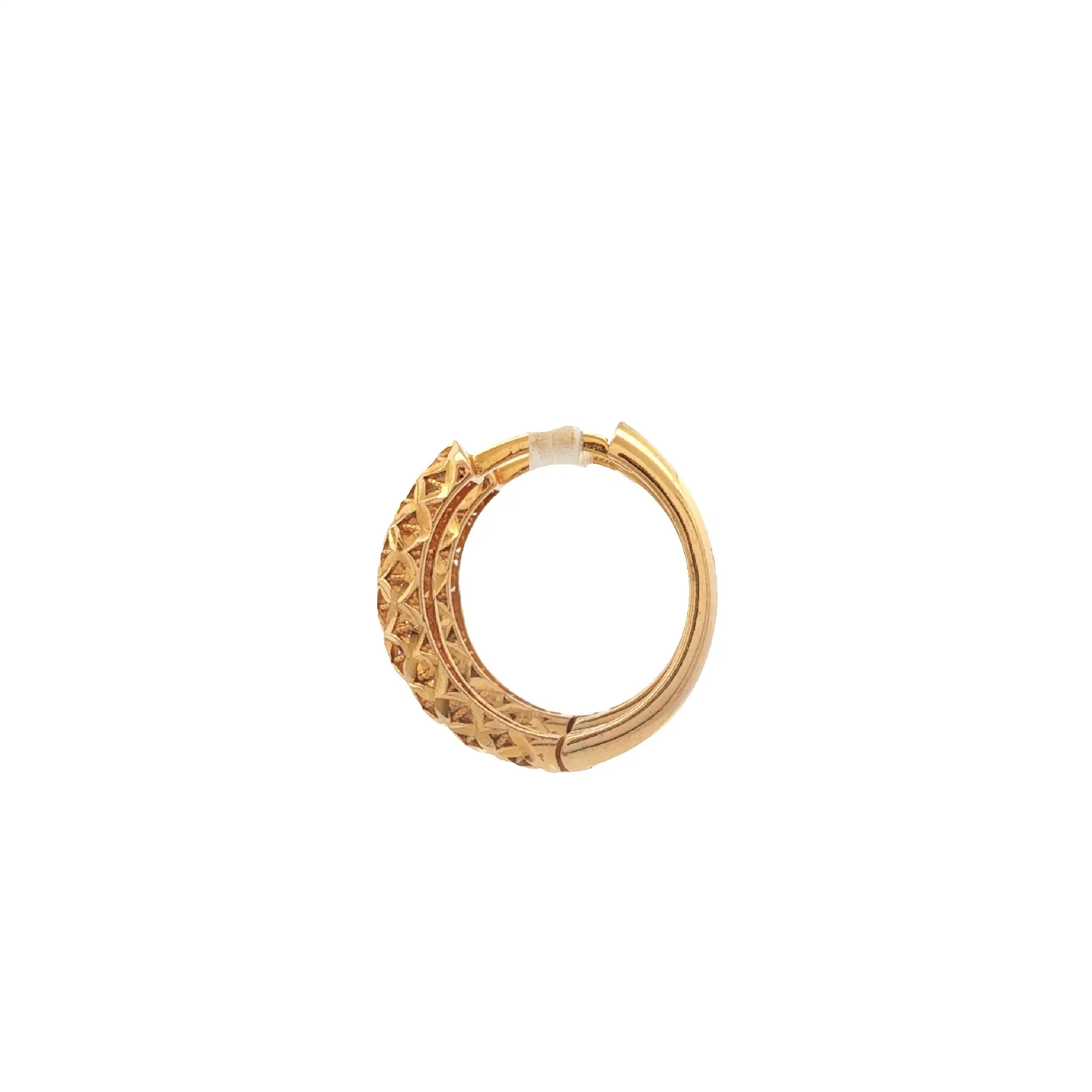 Creolen Gelbgold durchbrochenes Muster Creolen Gelbgold durchbrochenes Muster