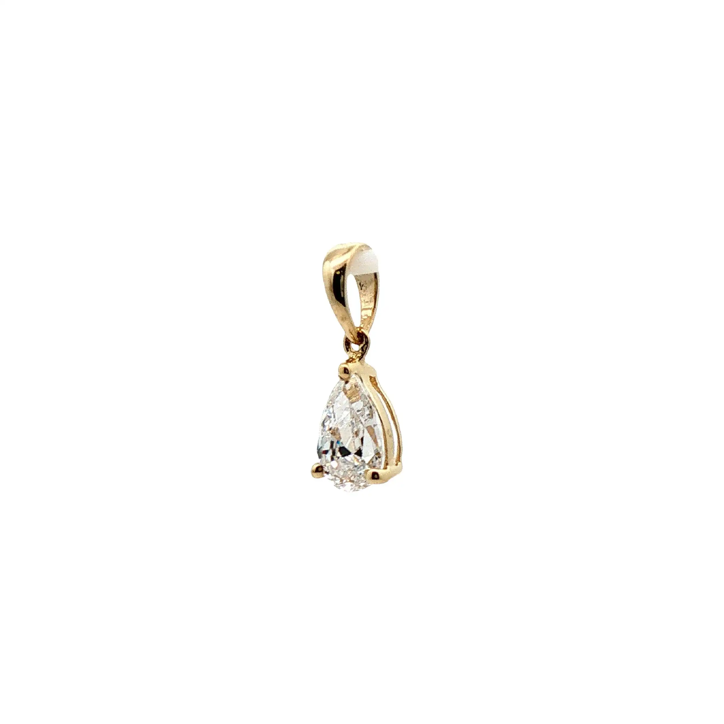 Anhänger Gelbgold mit Tropfen