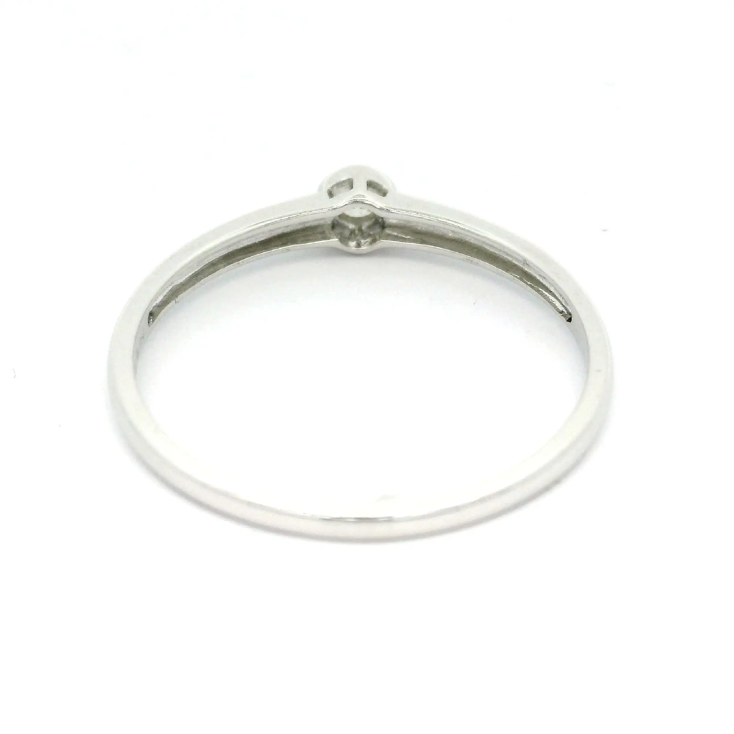 Solitärring Weißgold mit Brillant Solitärring Weißgold mit Brillant