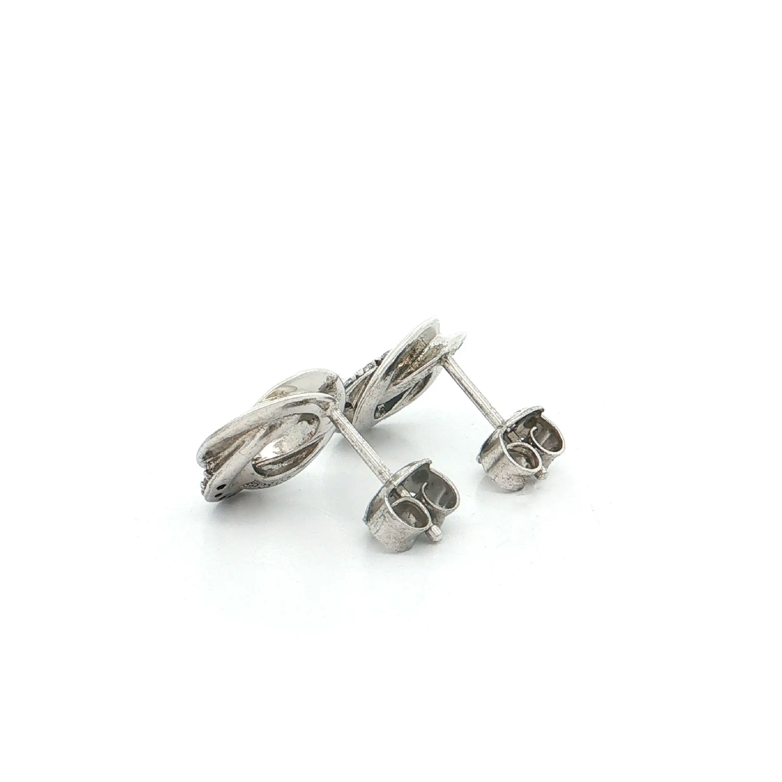 Ohrstecker Silber "Kreise" mit Zirkonia