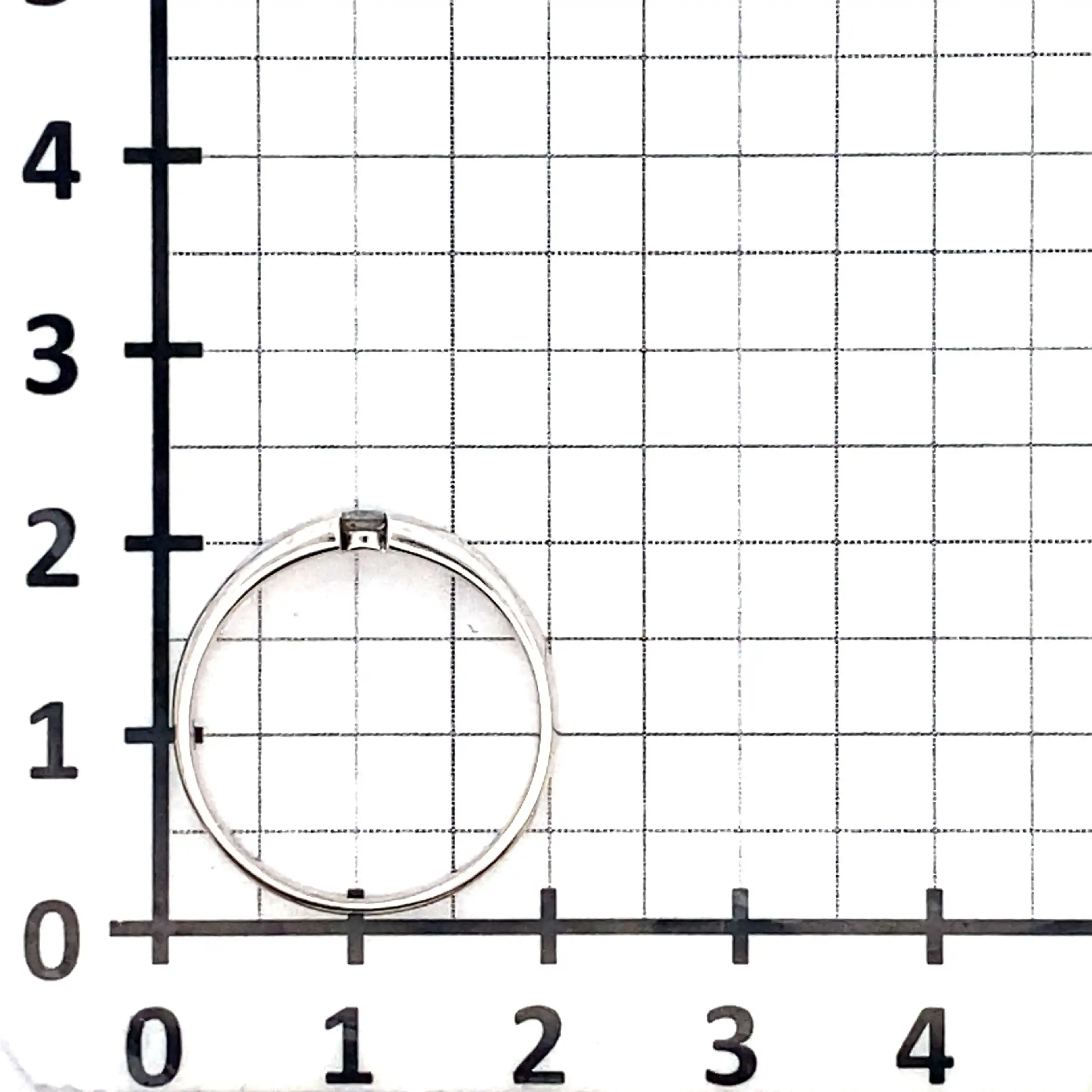 Ring Weißgold mit Brillant Solitär