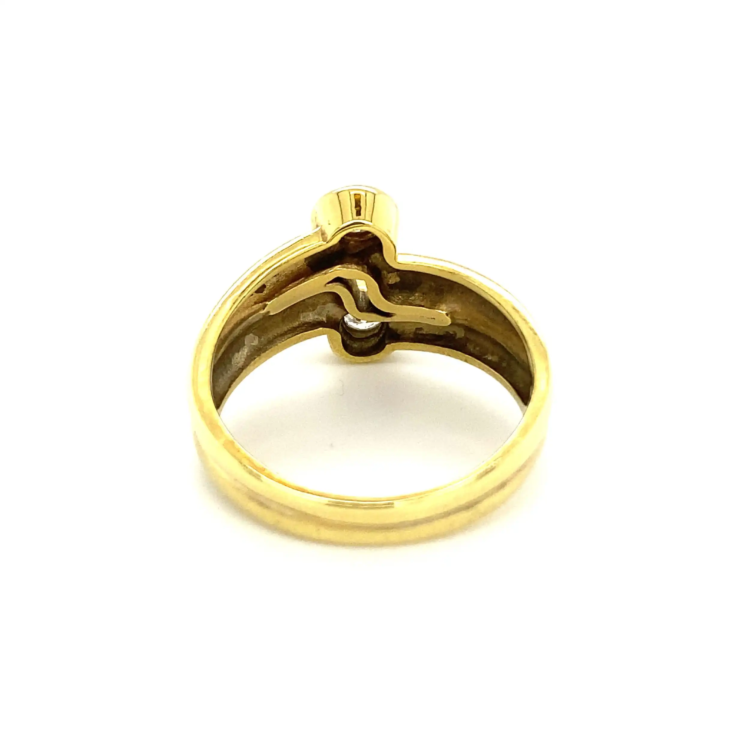 Ring Gelbgold mit Brillanten