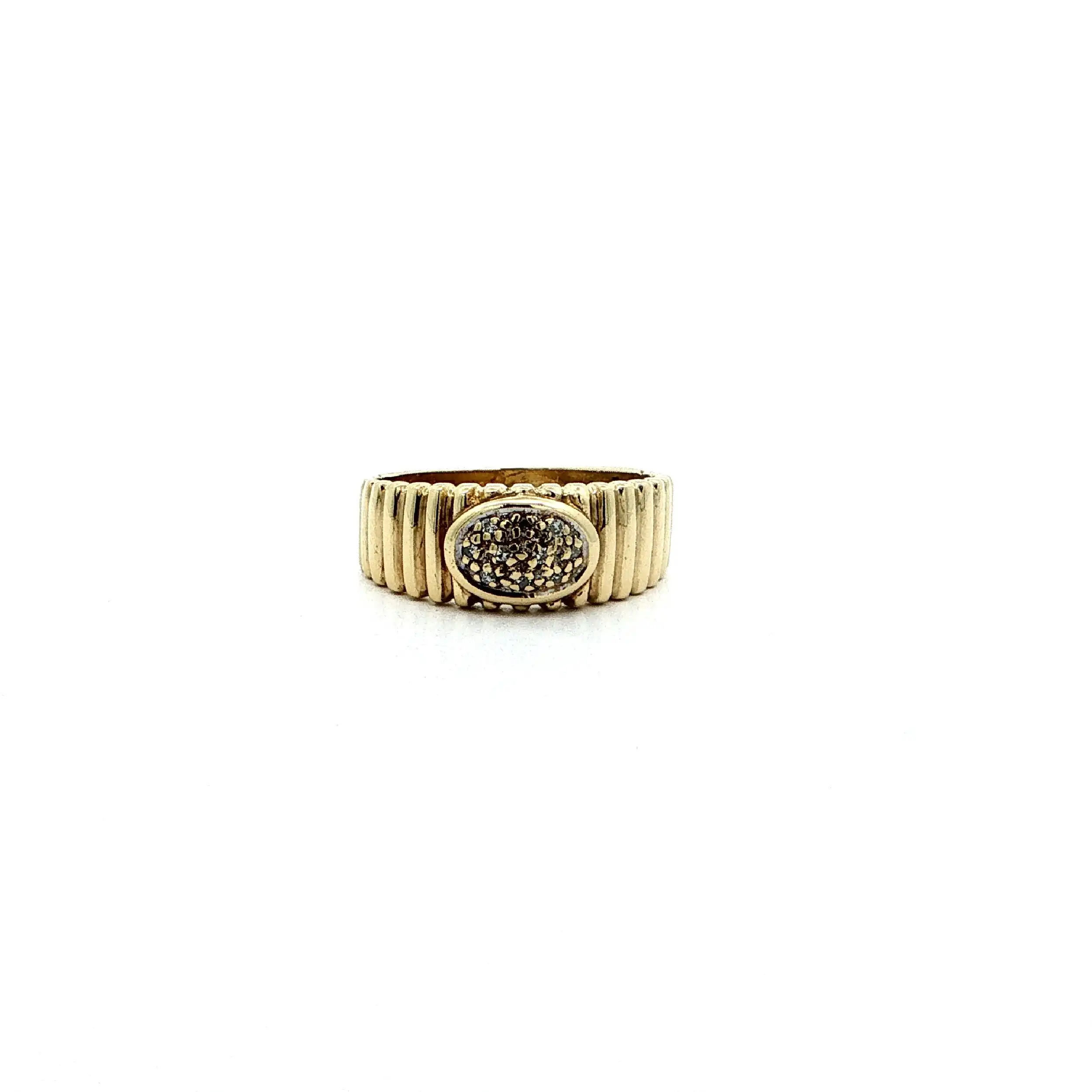 Ring Gelbgold mit Diamanten