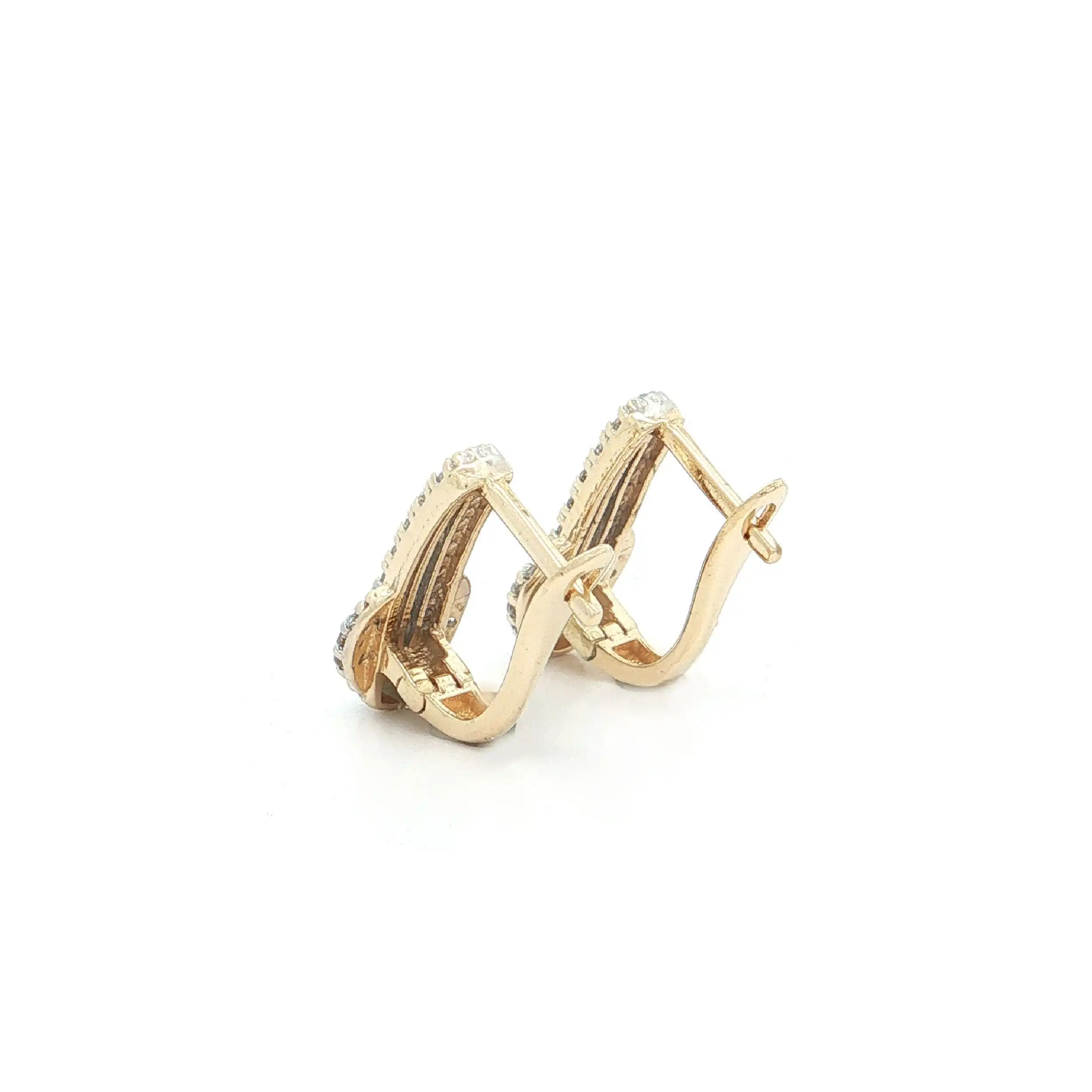 Ohrhänger Gelbgold mit Zirkonia Ohrhänger Gelbgold mit Zirkonia