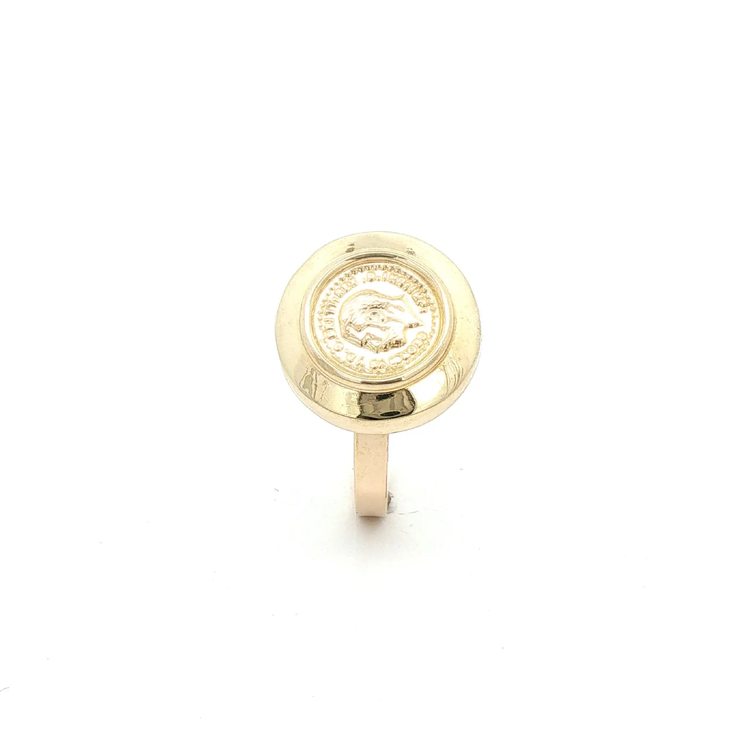 Ring Gelbgold mit Art Münze Ring Gelbgold mit Art Münze