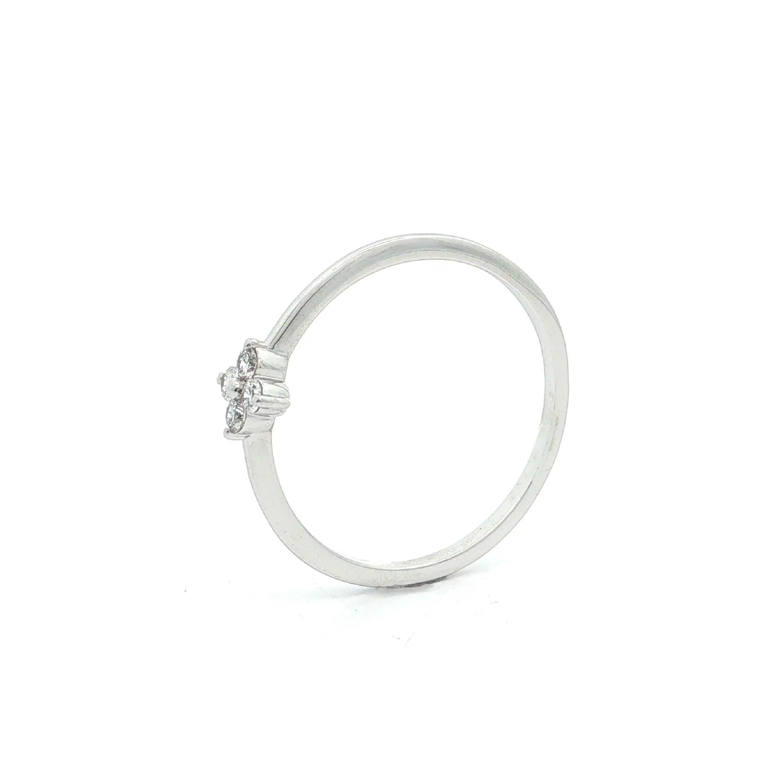 Ring Weißgold mit Brillanten Ring Weißgold mit Brillanten