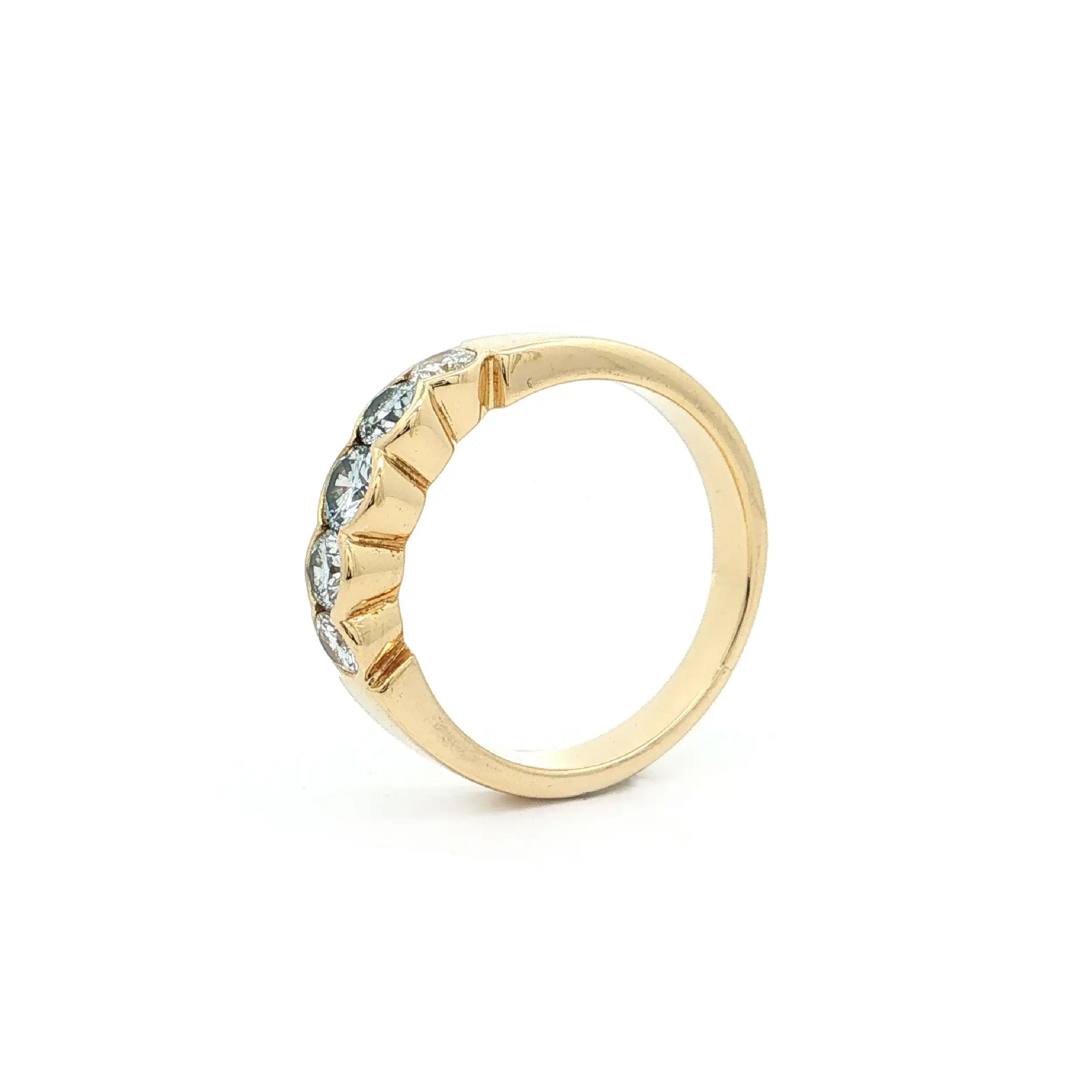 Ring Gelbgold mit Brillanten Ring Gelbgold mit Brillanten