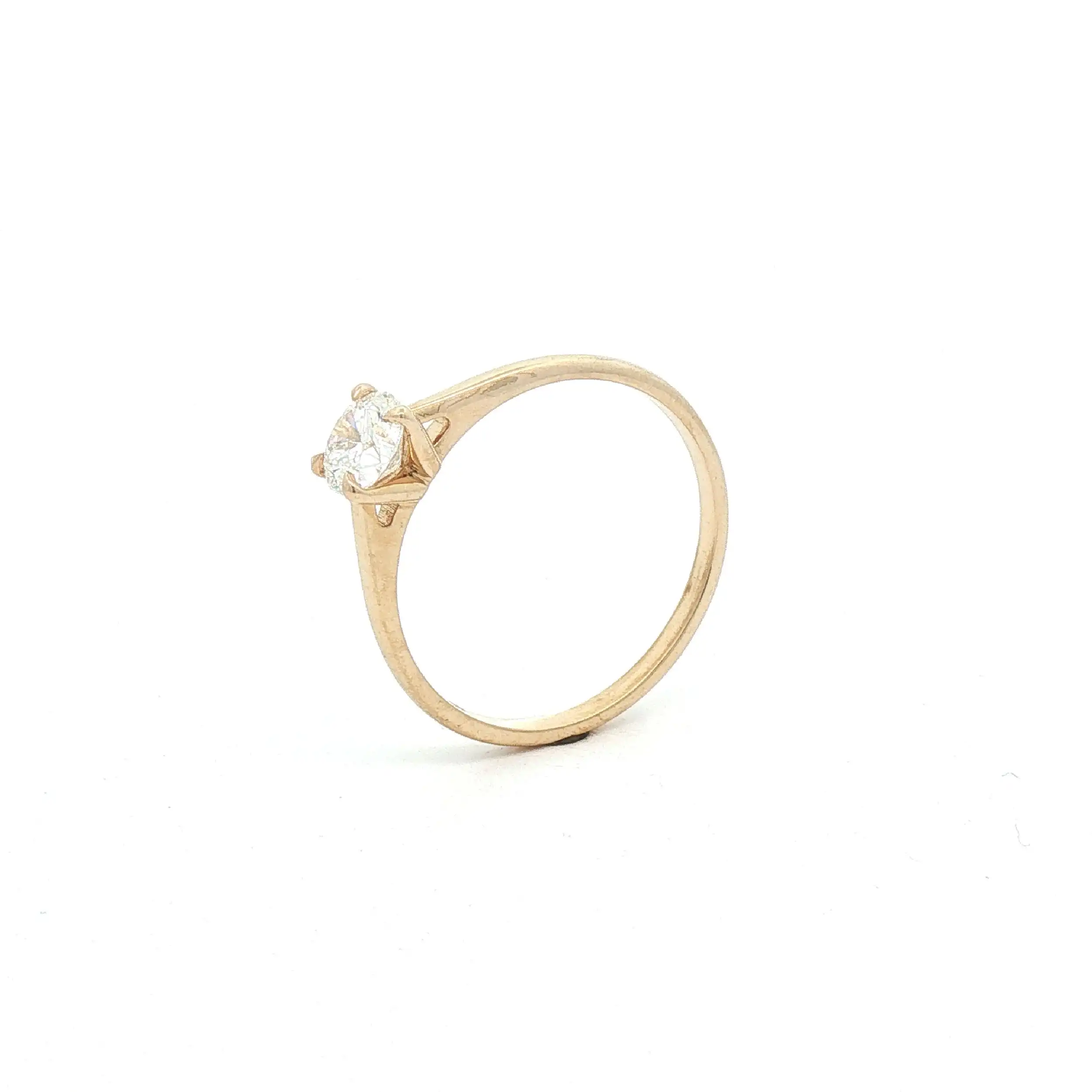 Ring Gelbgold Christ mit Brillant Ring Gelbgold Christ mit Brillant