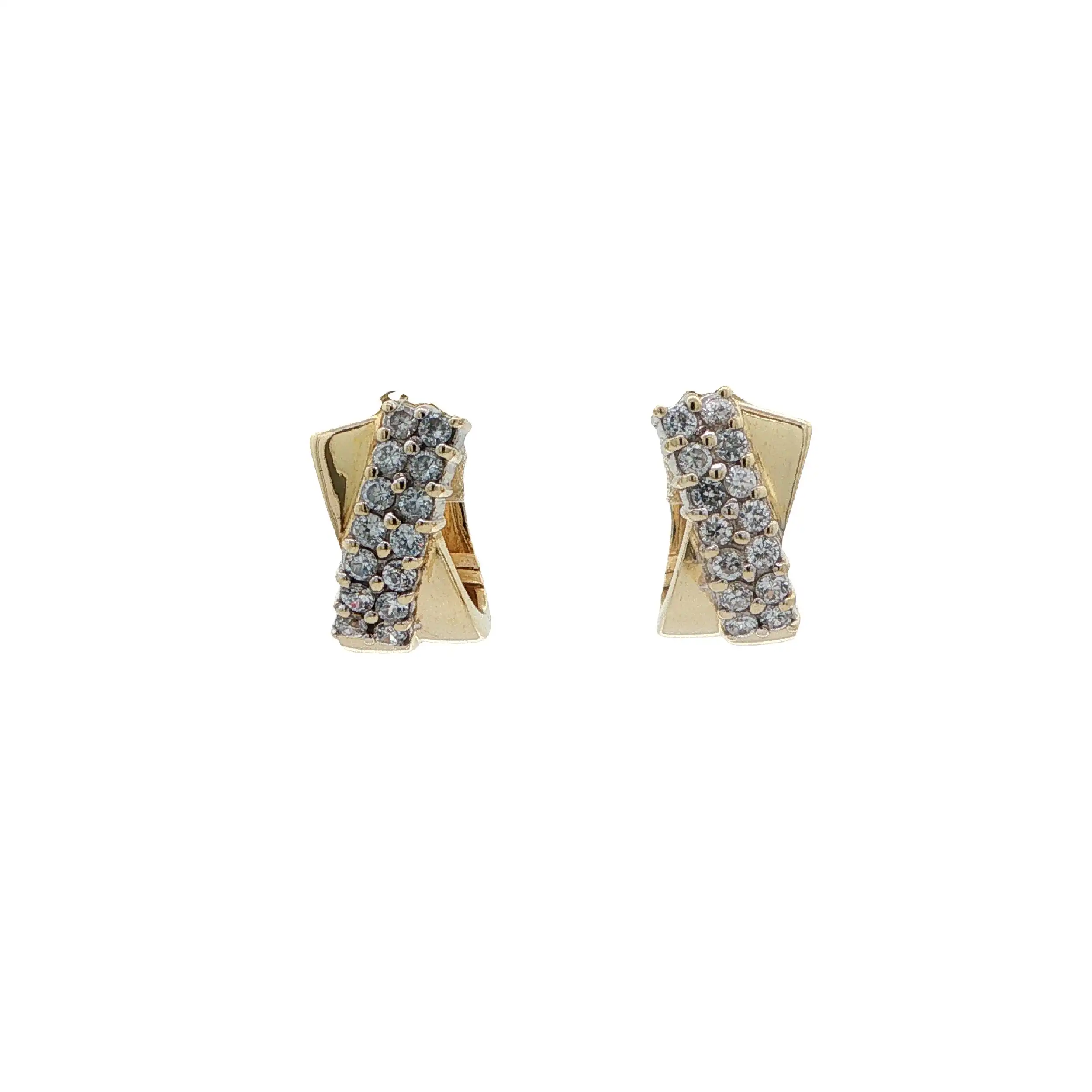 Ohrringe Gelbgold mit Zirkonia