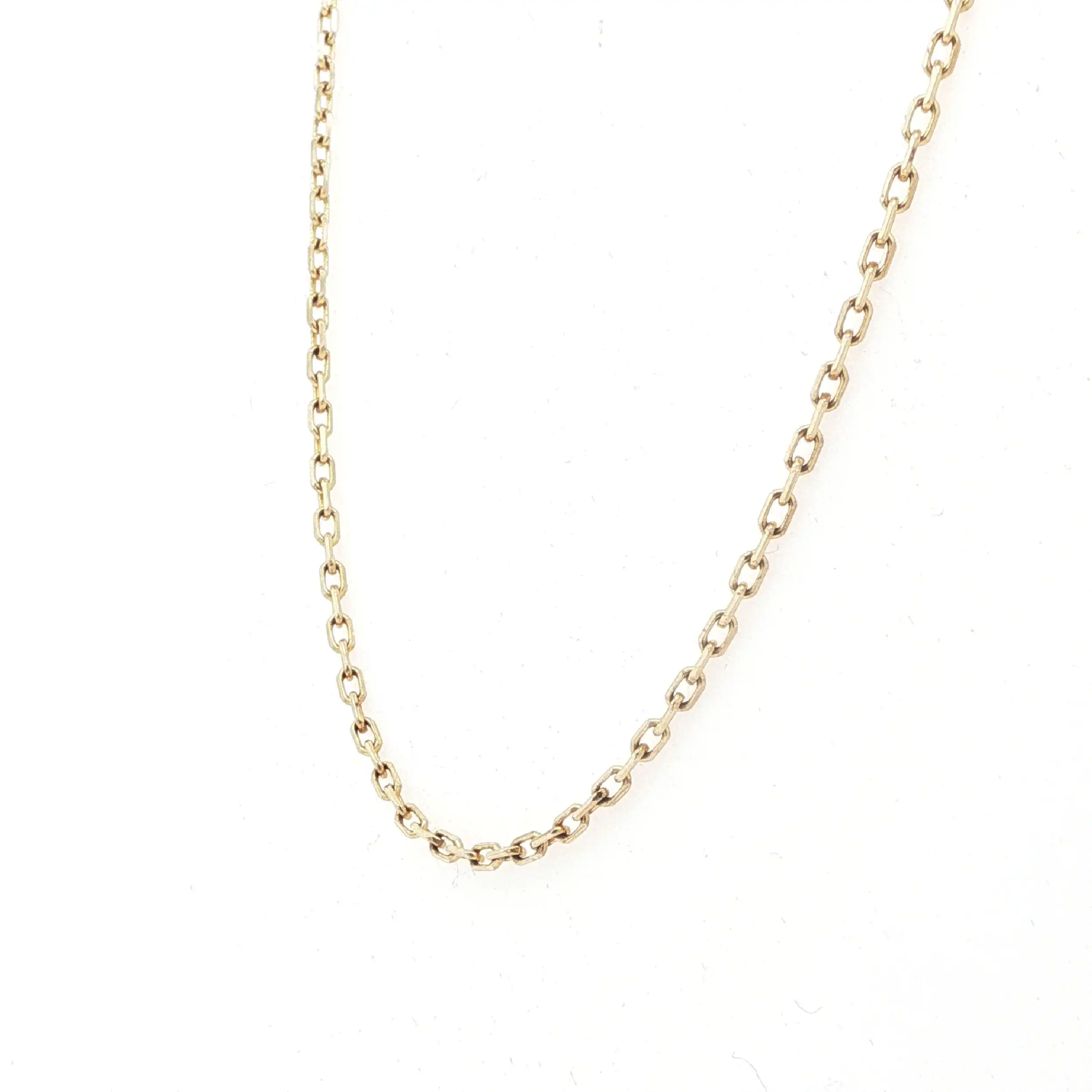 Ankerkette Vierkant Gelbgold