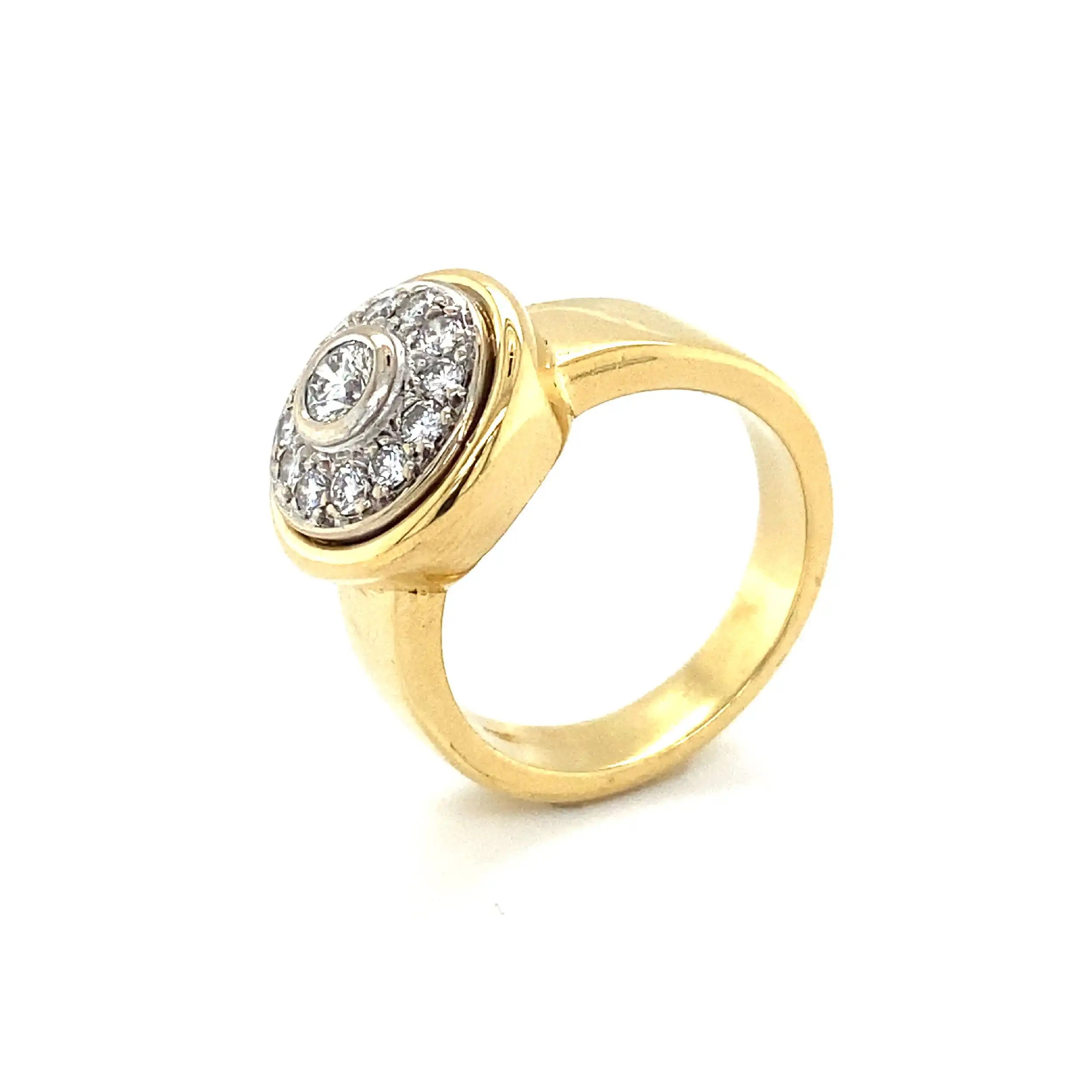 Ring Bicolor mit Brillanten Ring Bicolor mit Brillanten