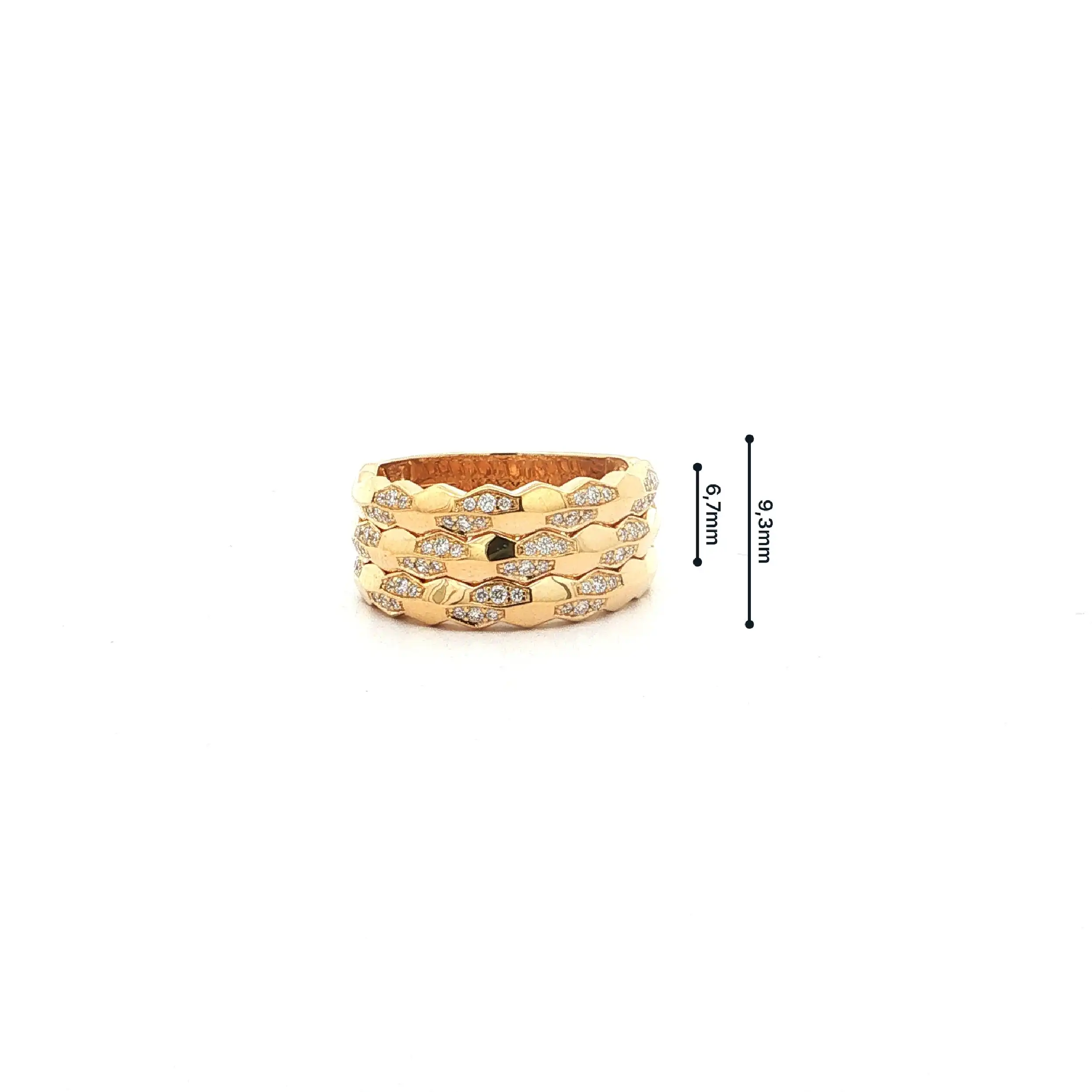 Ring Gelbgold mit Brillanten 0,30ct. TW/SI Ring Gelbgold mit Brillanten 0,30ct. TW/SI