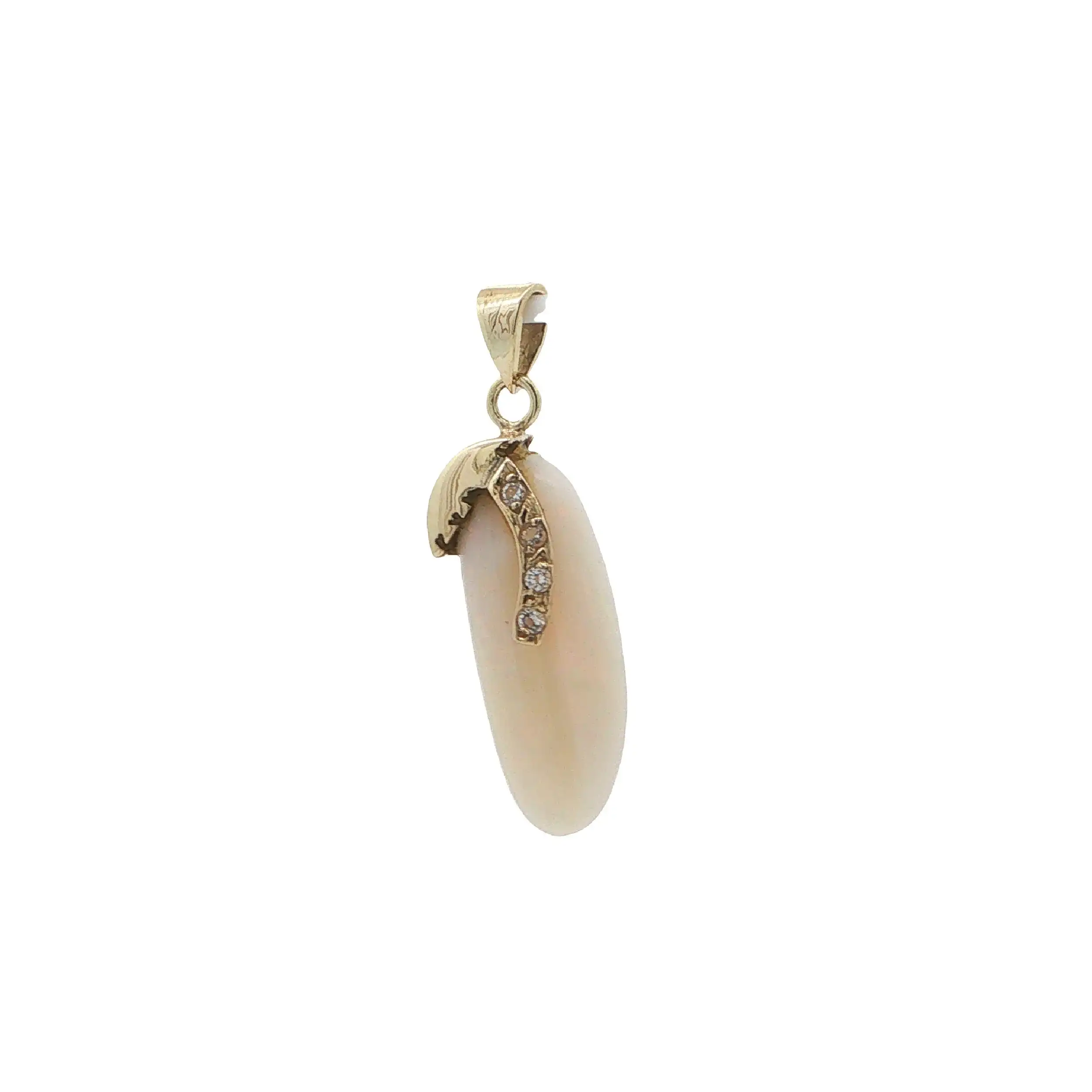 Anhänger Gelbgold mit Opal & Zirkonia