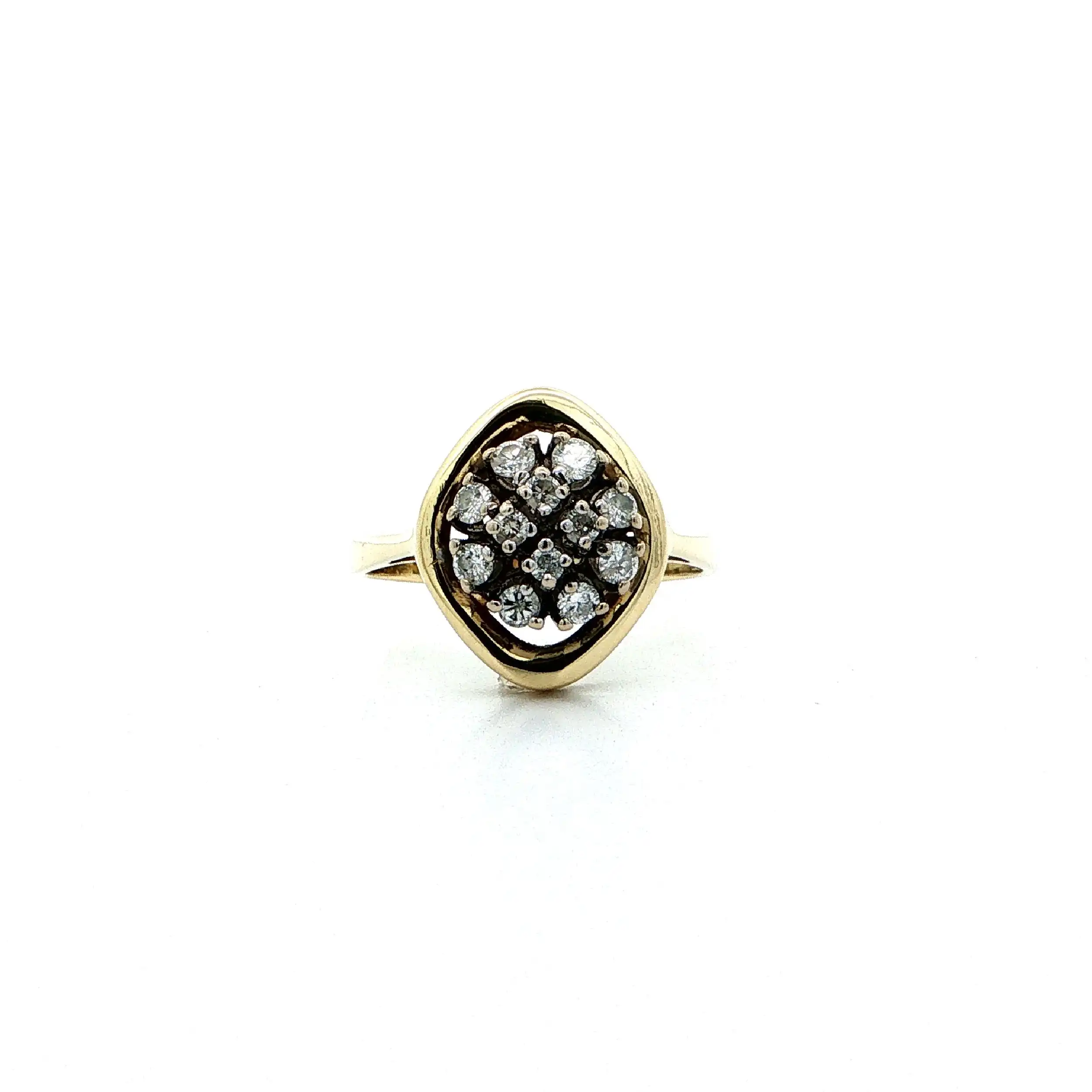 Ring Gelbgold mit Brillanten