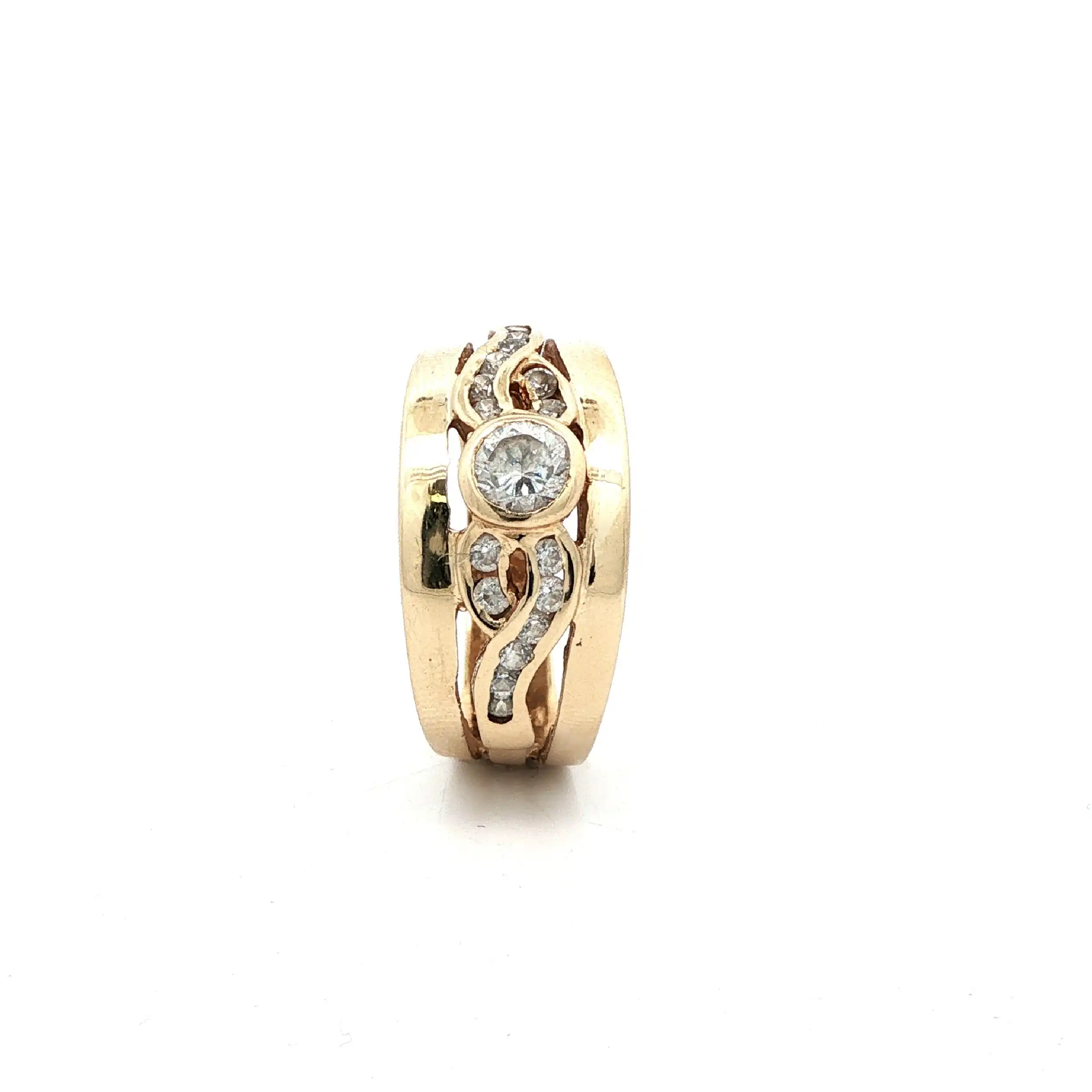 Ring Gelbgold mit Zirkonia