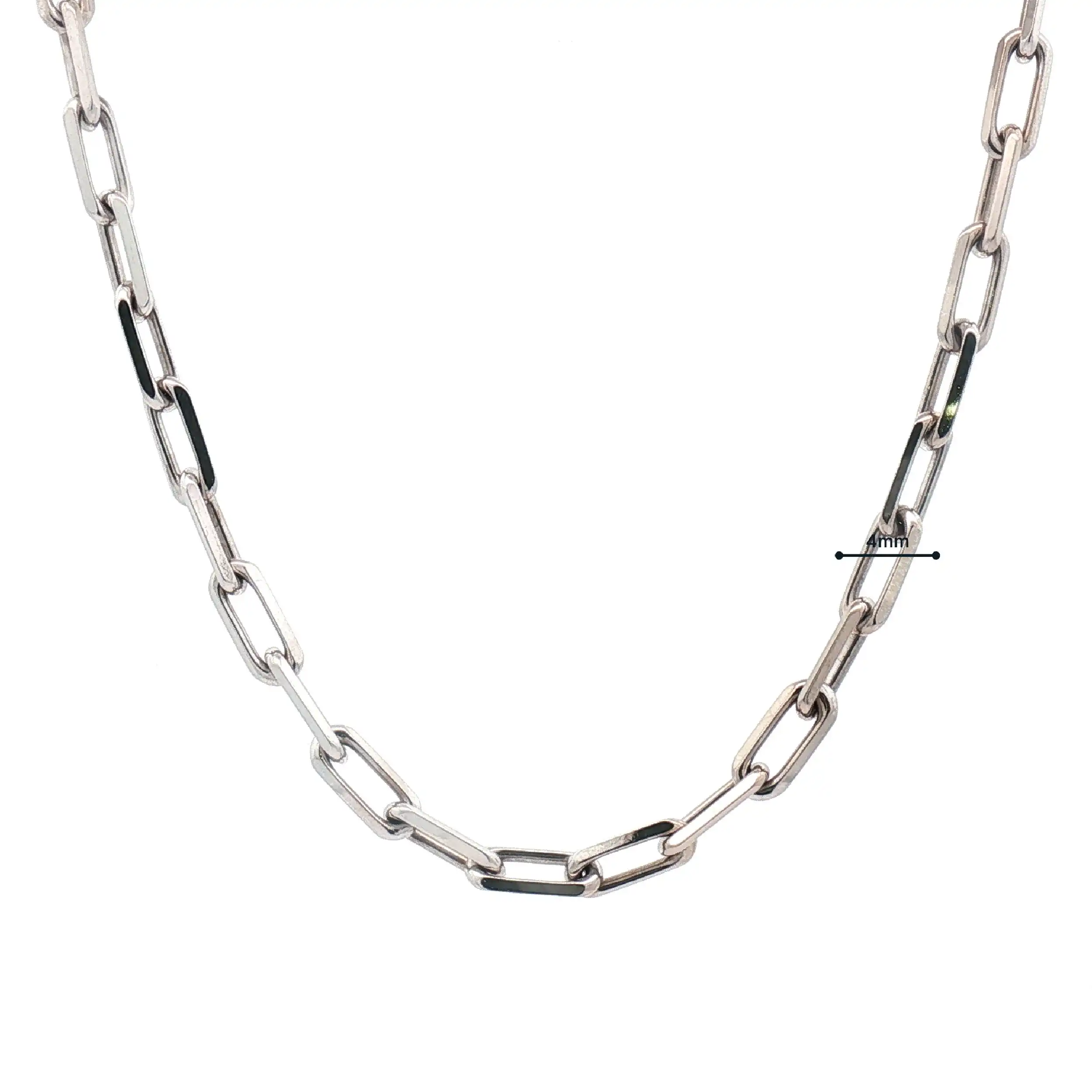 Collier Weißgold Santos de Cartier kleines Modell mit Box und Zertifikat Collier Weißgold Santos de Cartier kleines Modell mit Box und Zertifikat