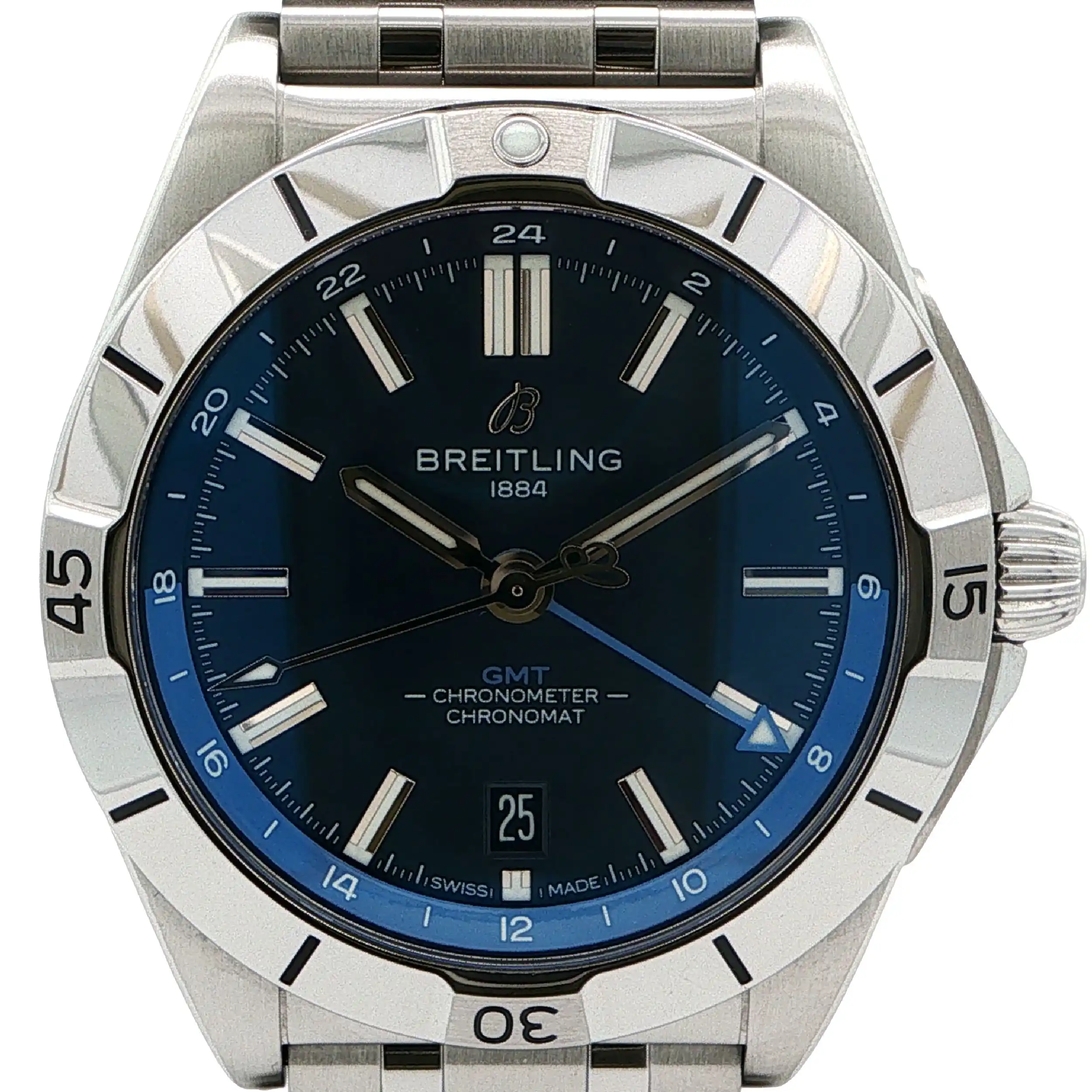 Herrenuhr Breitling Chronomat GMT 40 Sylt Edition Garantie bis 28.12.2027