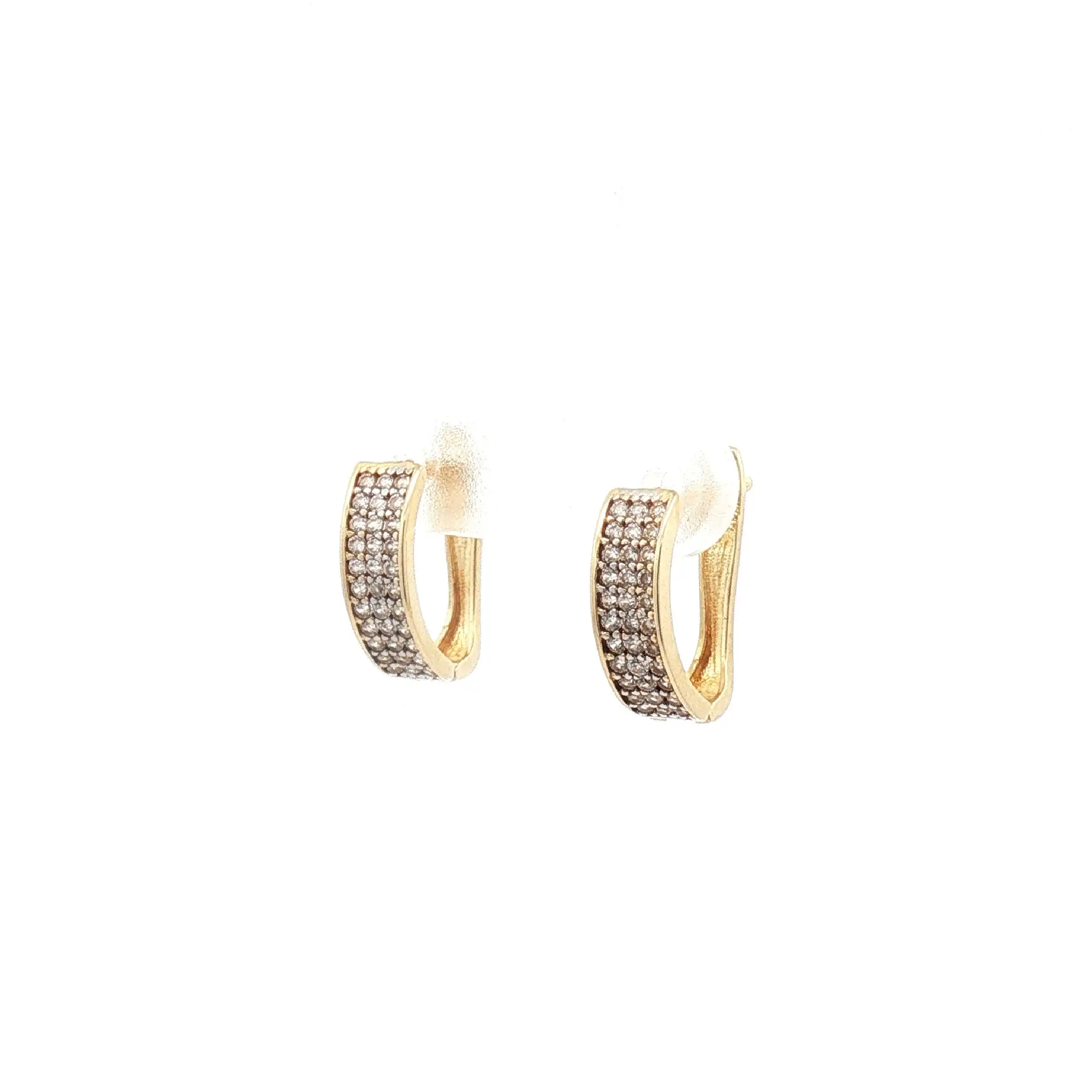 Ohrringe Gelbgold mit Zirkonia Ohrringe Gelbgold mit Zirkonia