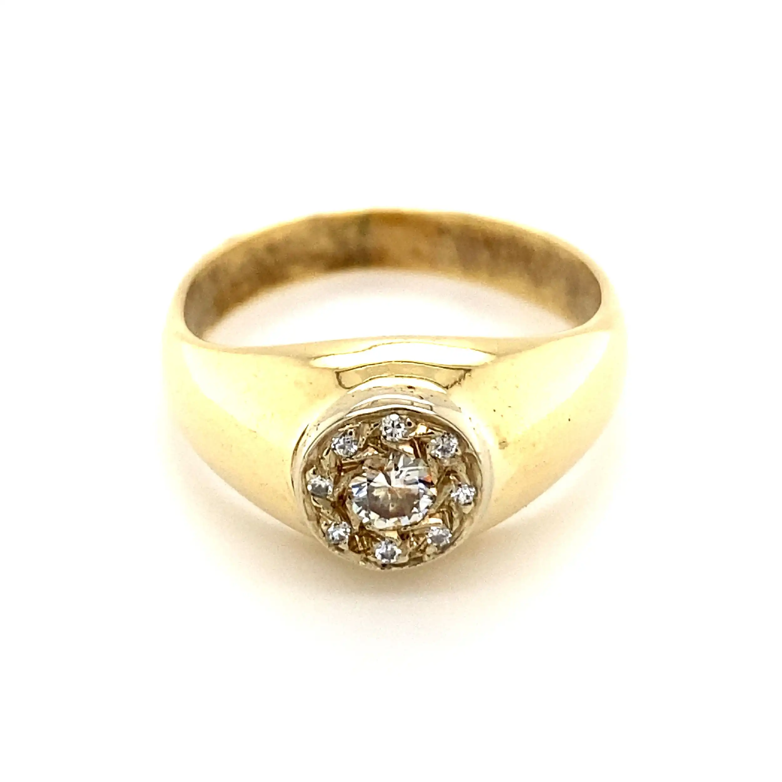 Ring Gelbgold mit Brillanten