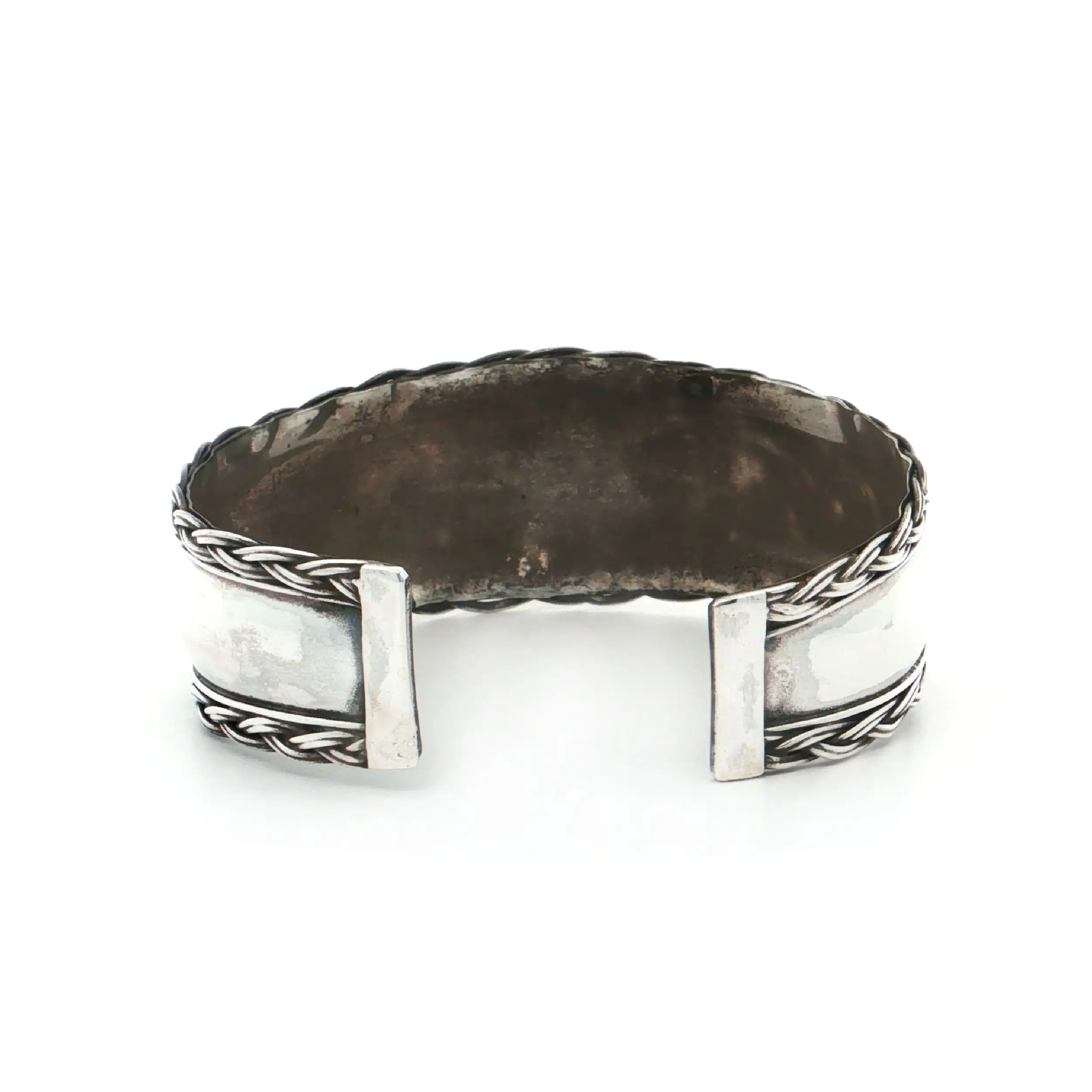 Armreif Silber mit Onyx