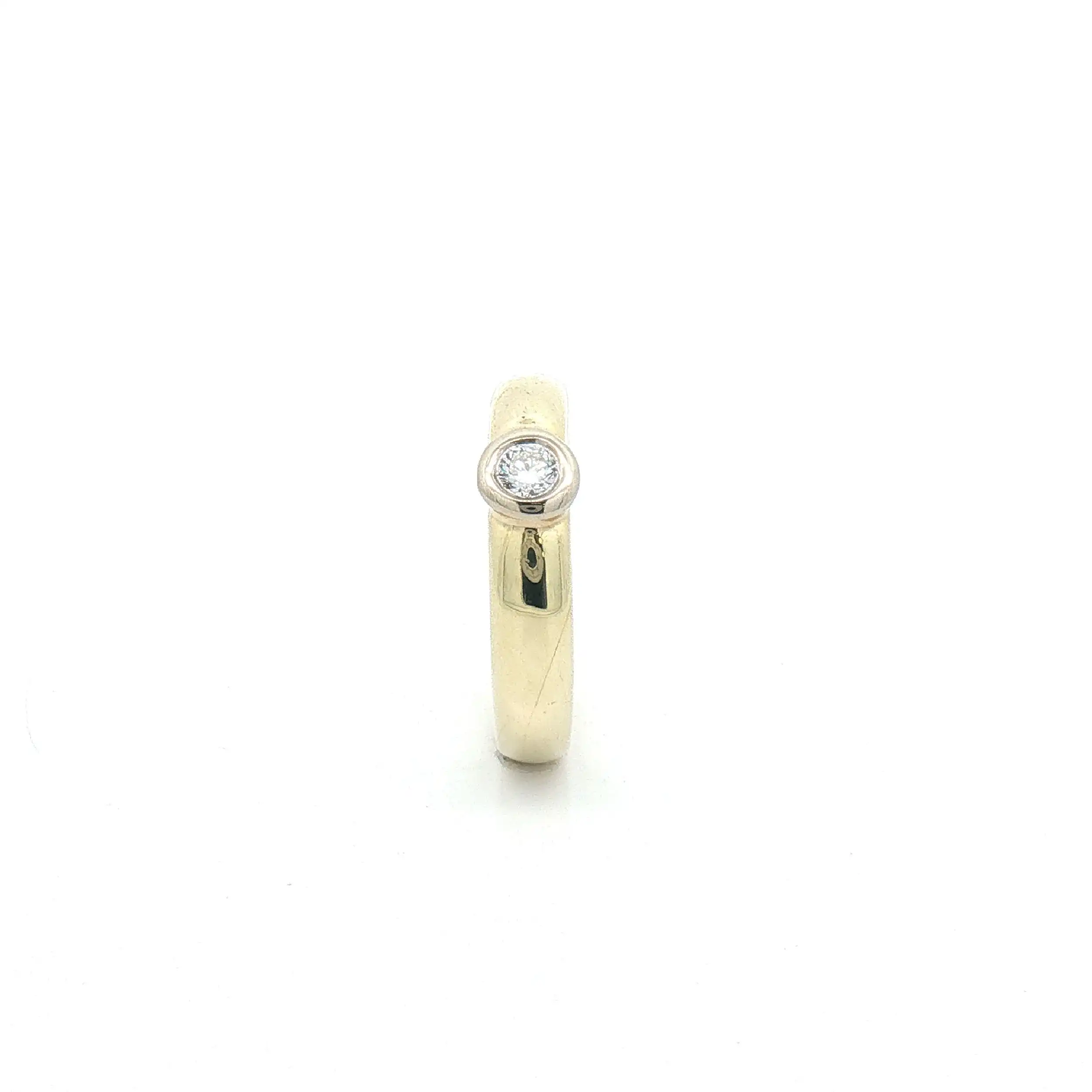 Ring Bicolor mit Brillant Ring Bicolor mit Brillant