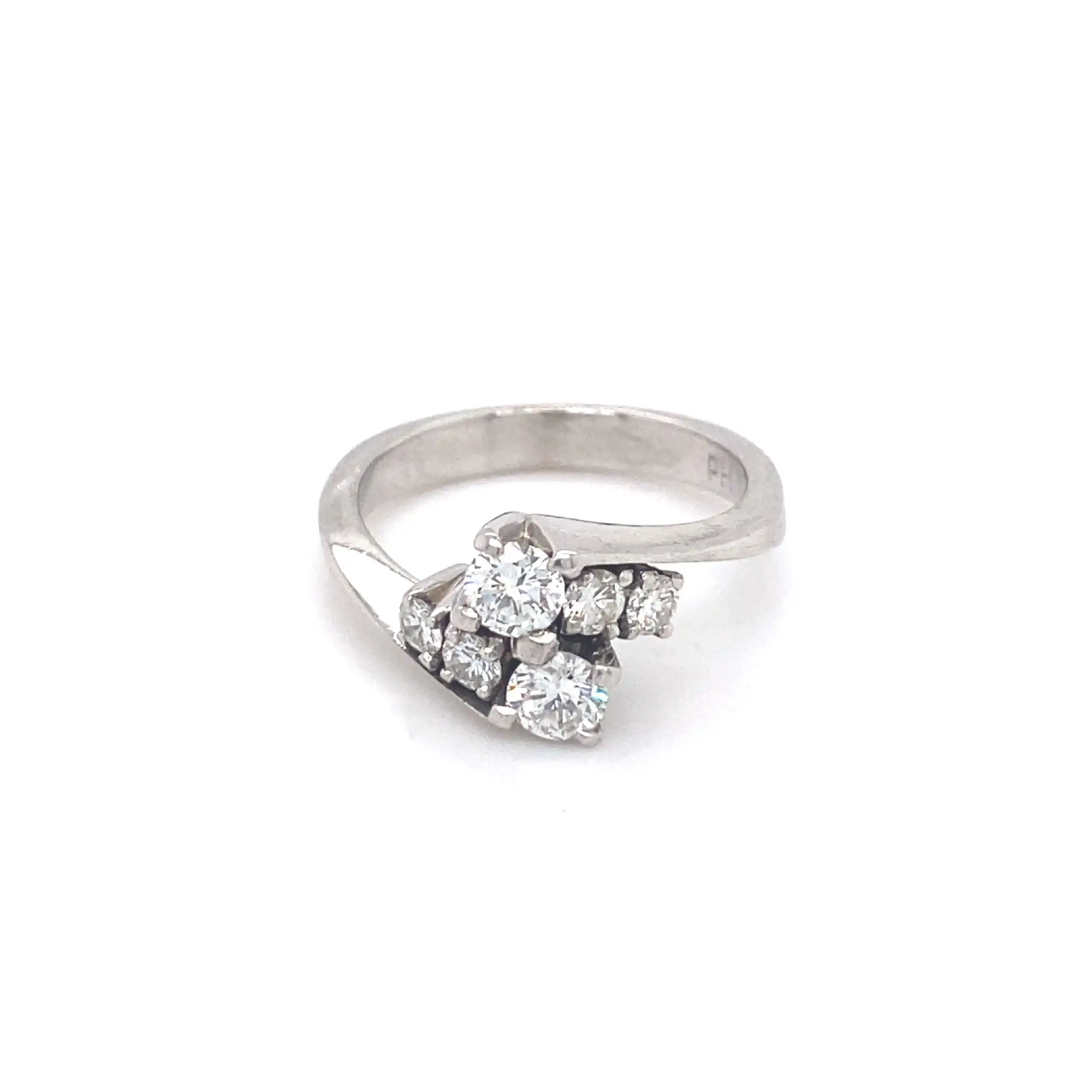 Ring Weißgold mit Brillanten Ring Weißgold mit Brillanten