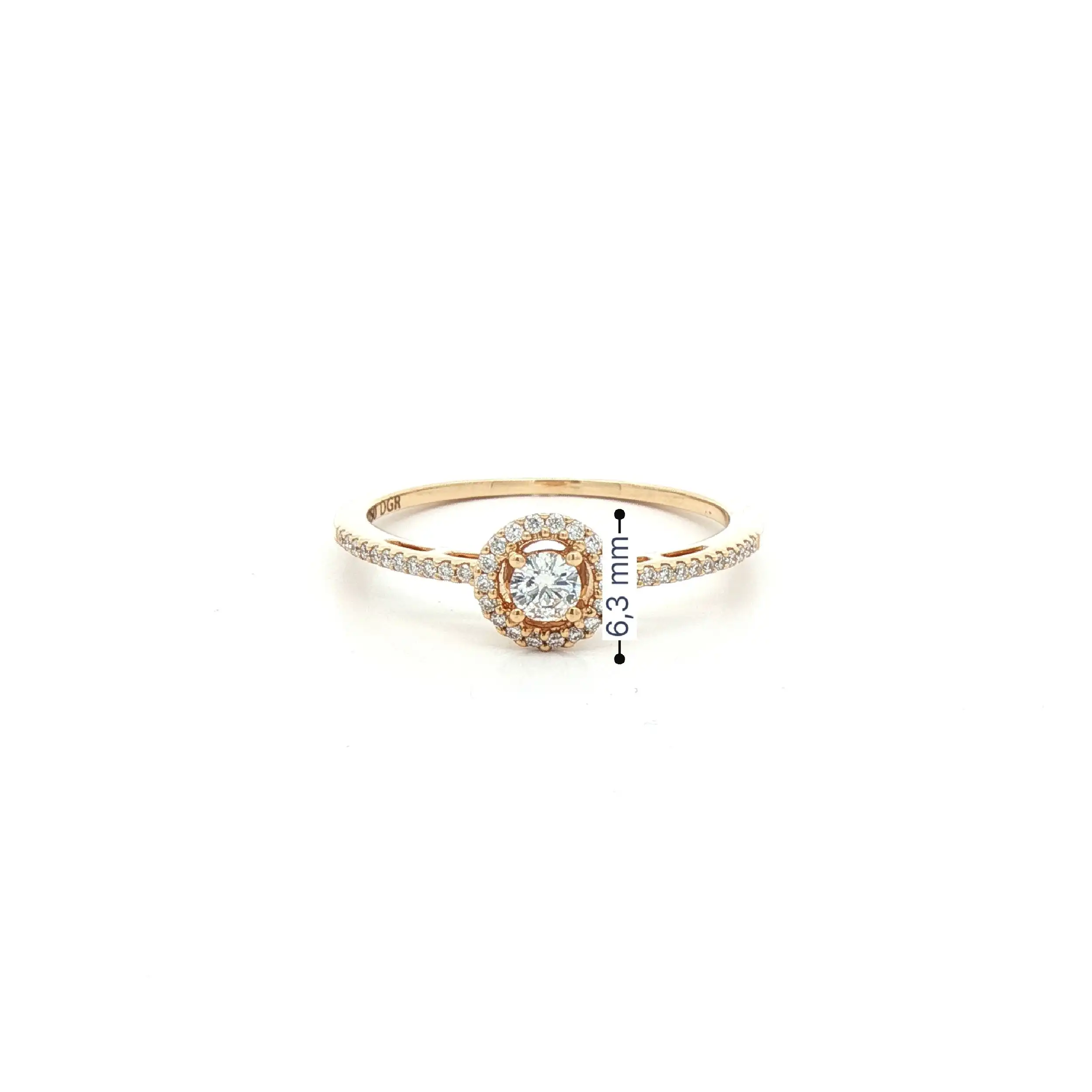 Ring Gelbgold mit Brillanten