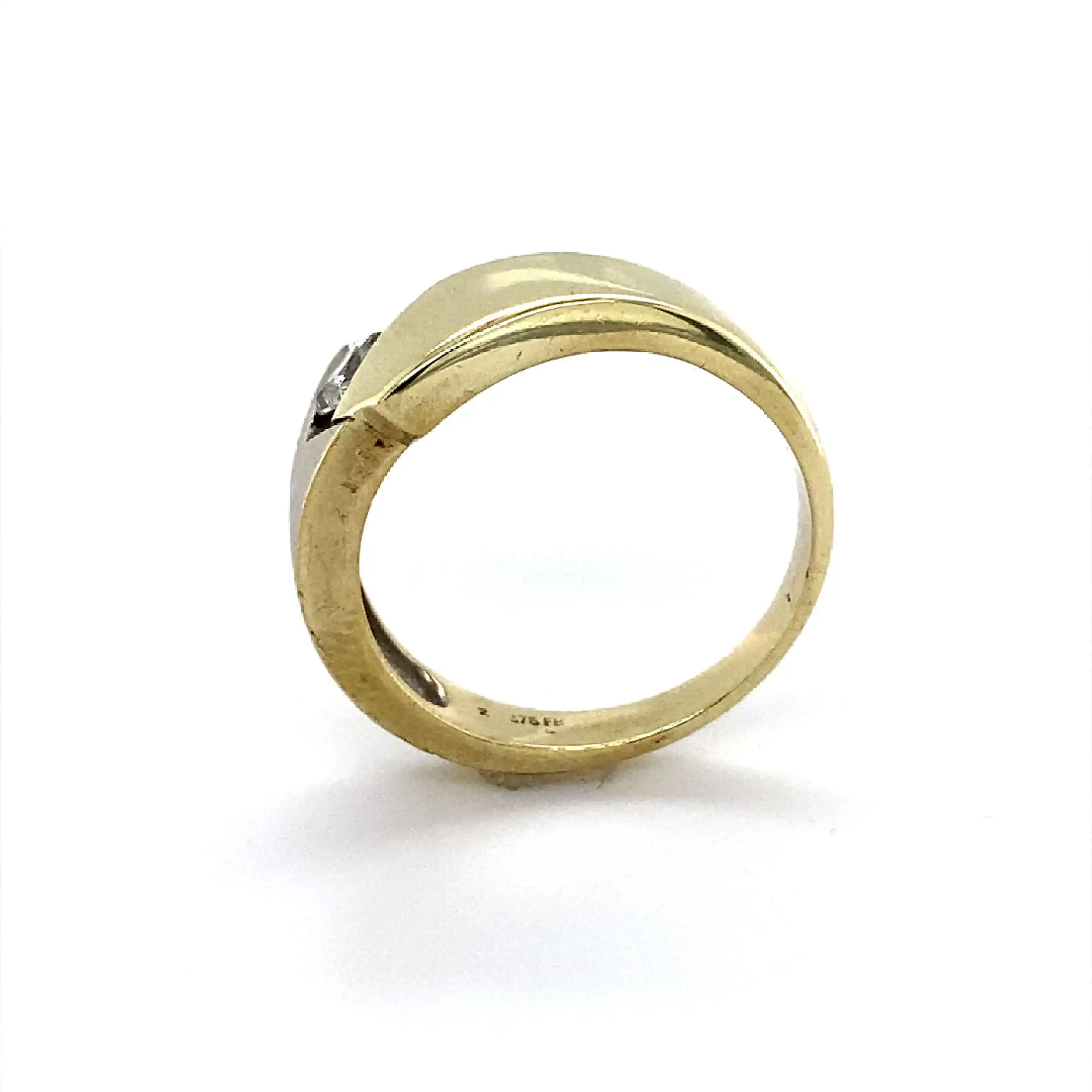 Ring Bicolor mit Zirkonia Ring Bicolor mit Zirkonia