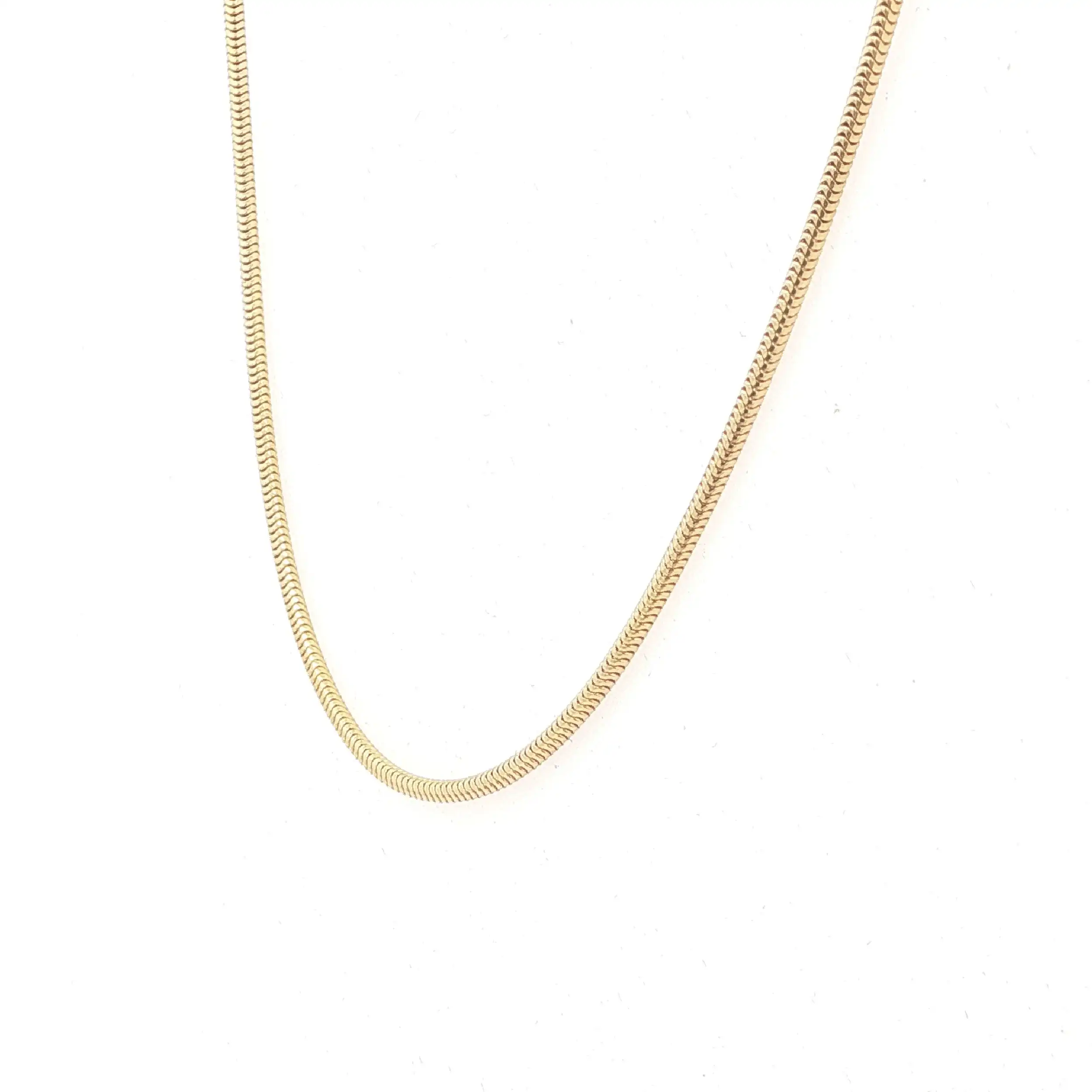 Schlangenkette Gelbgold