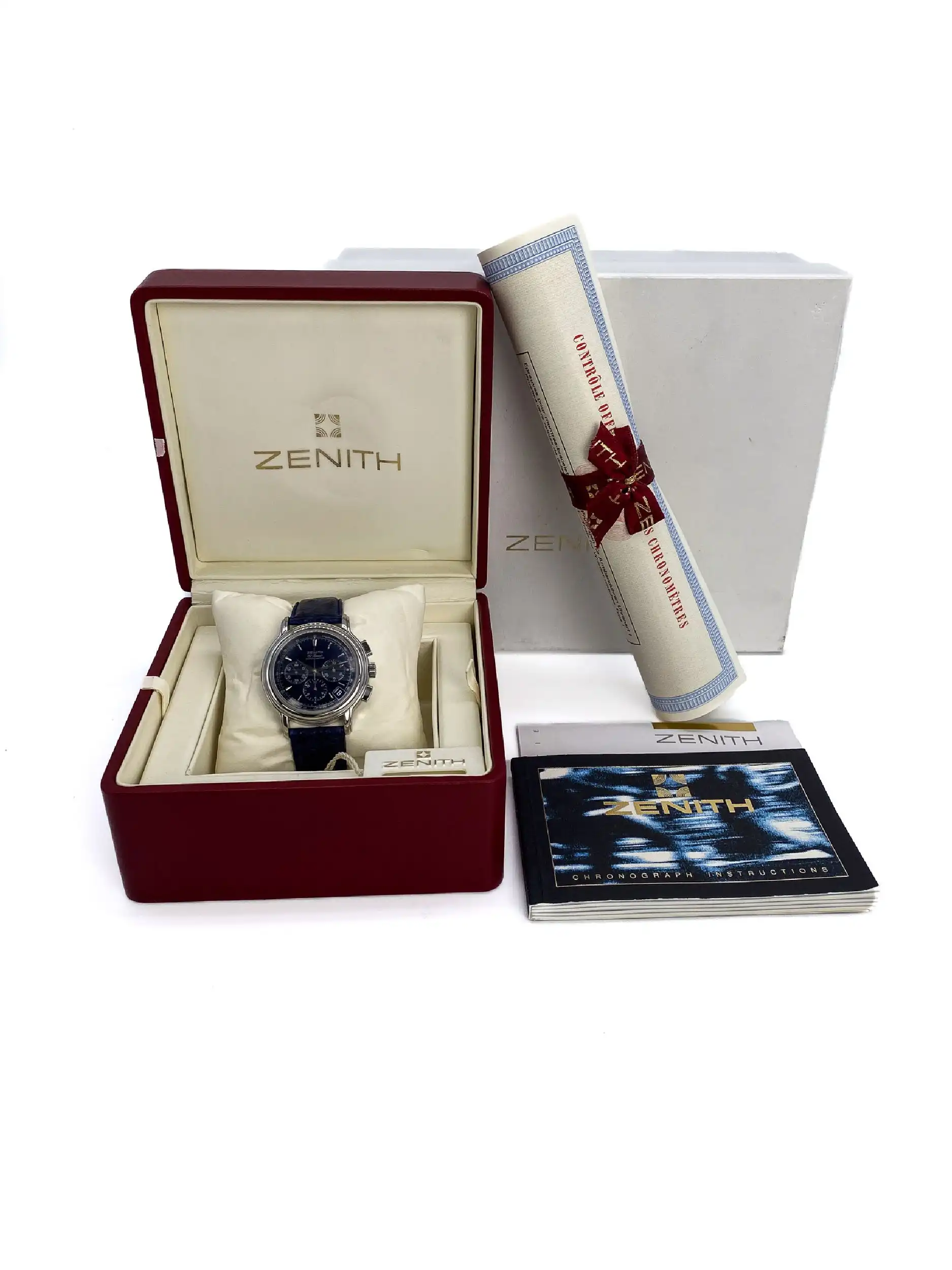 Herrenuhr Zenith El Primero Chronomaster 01.0240.400 mit Box und Papieren