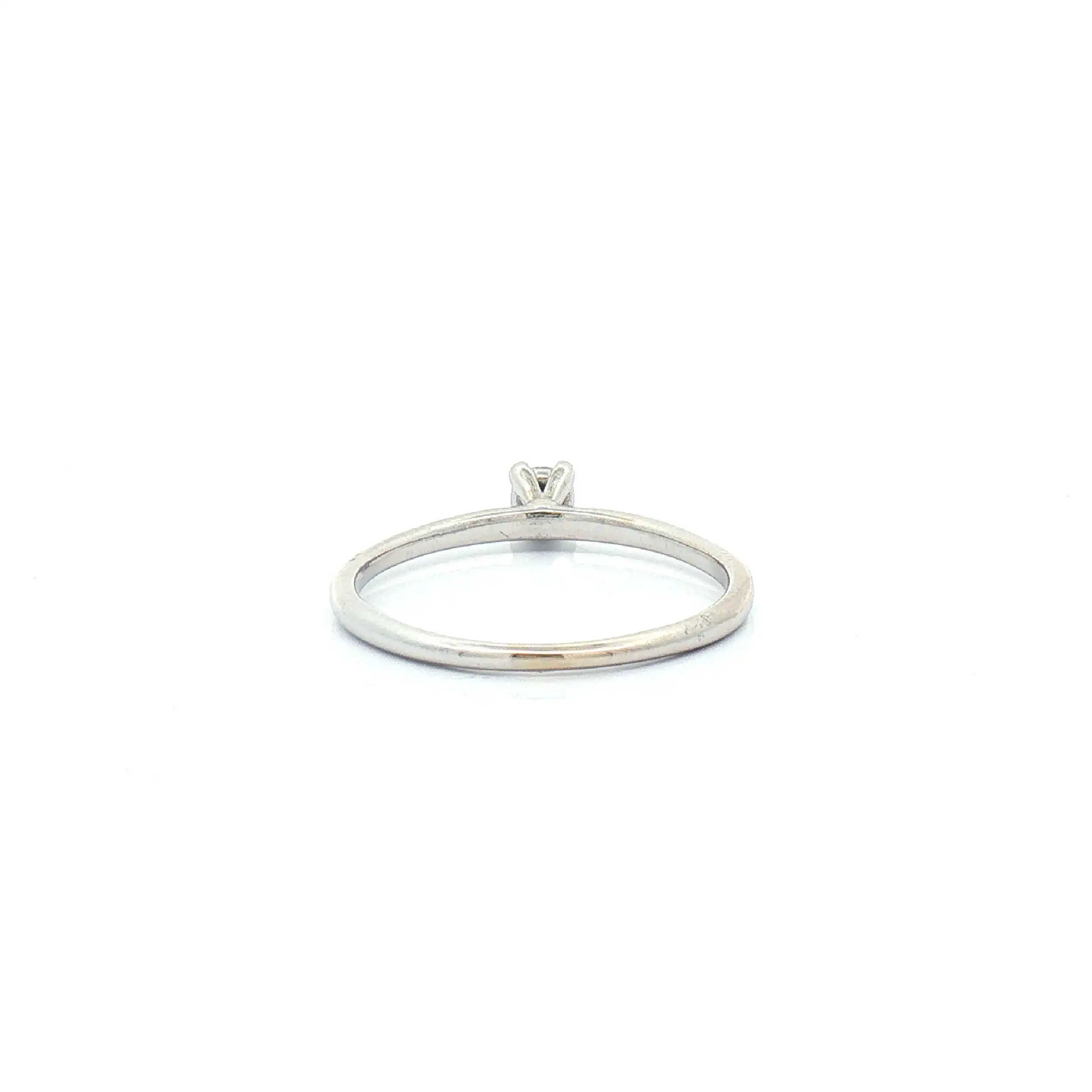 Ring Weißgold mit Brillant Ring Weißgold mit Brillant