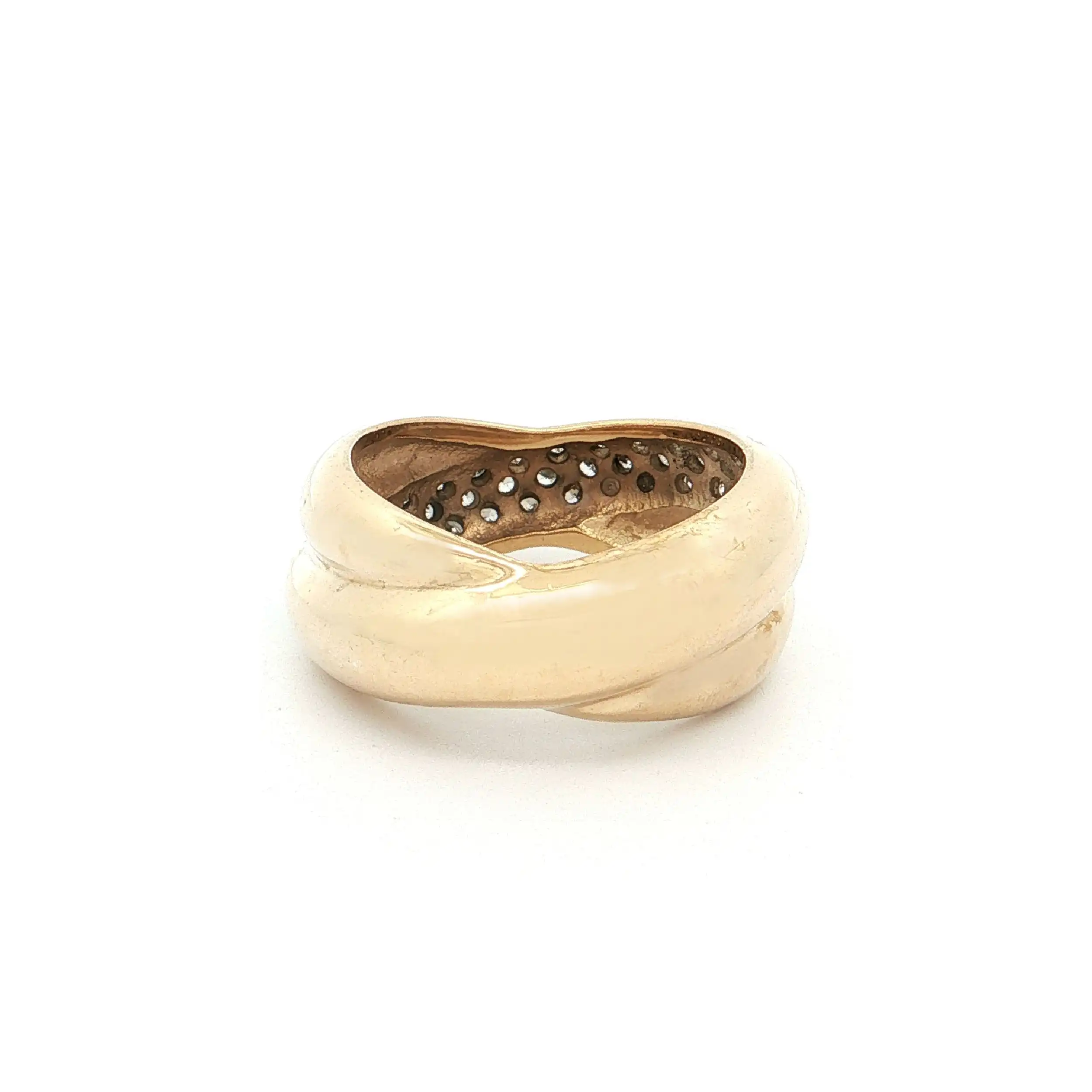 Ring Silber vergoldet mit Zirkonia Ring Silber vergoldet mit Zirkonia