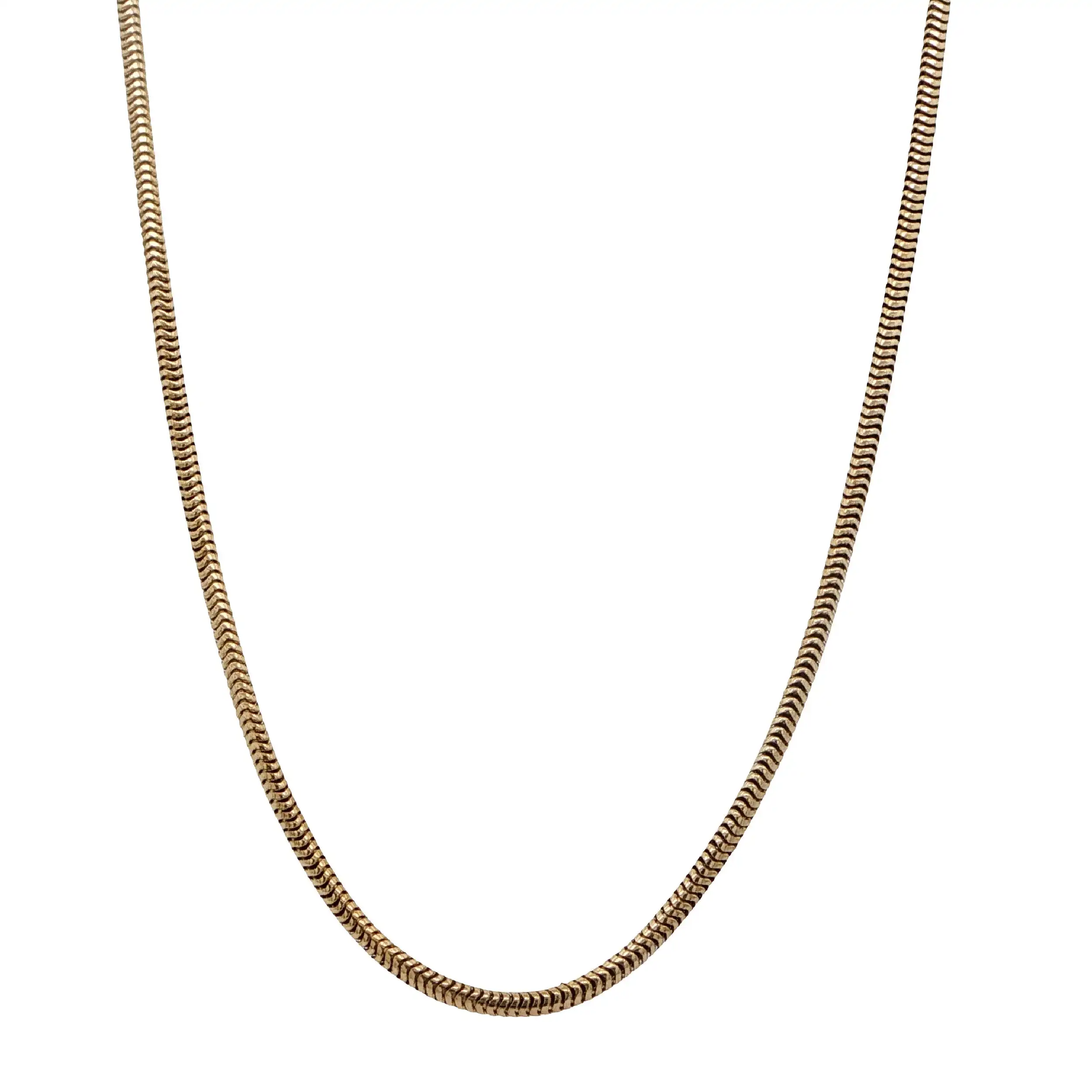 Schlangenkette Gelbgold
