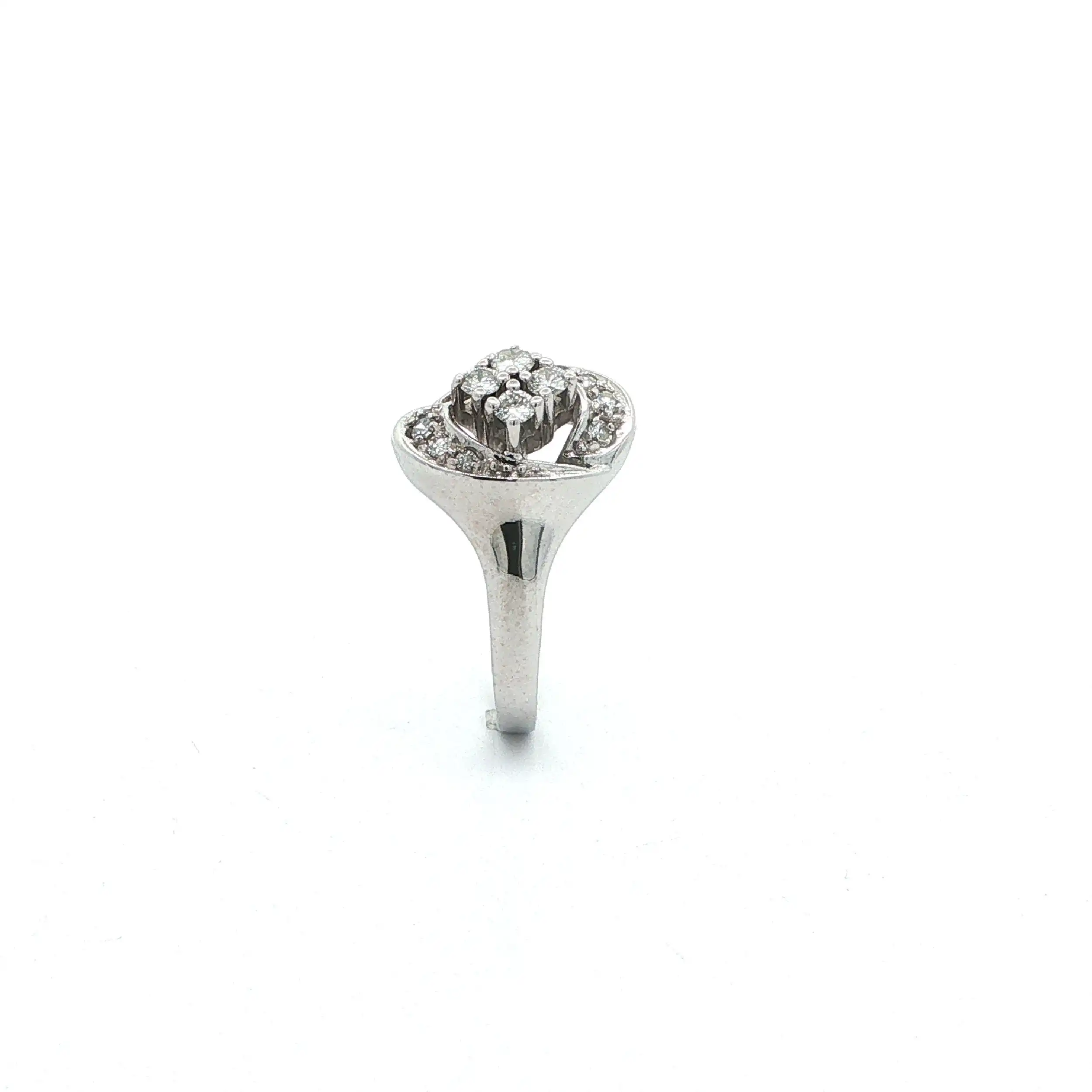 Ring Weißgold mit Brillanten & Diamanten