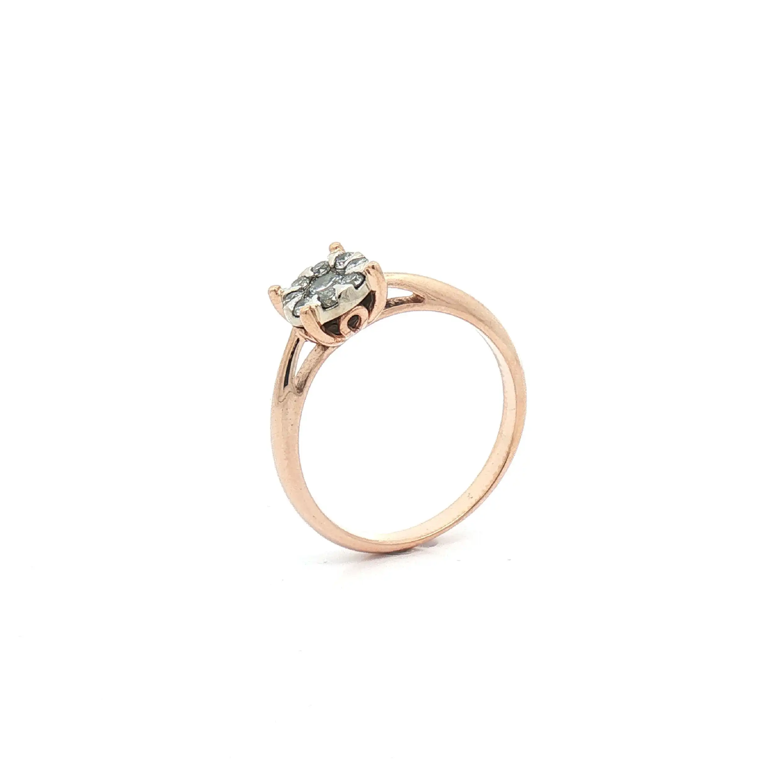 Ring Bicolor mit Brillanten
