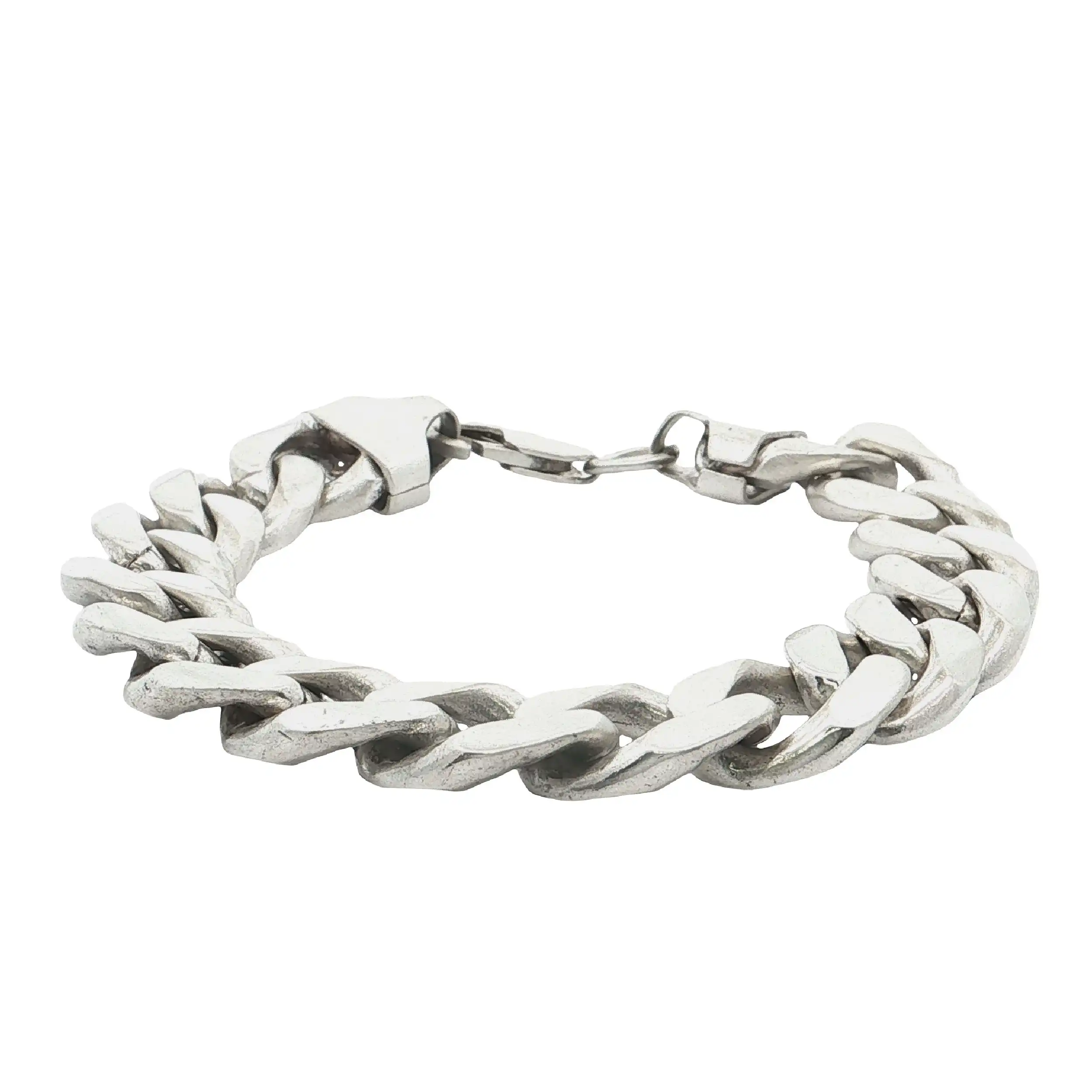 Panzerarmband Silber mattiert