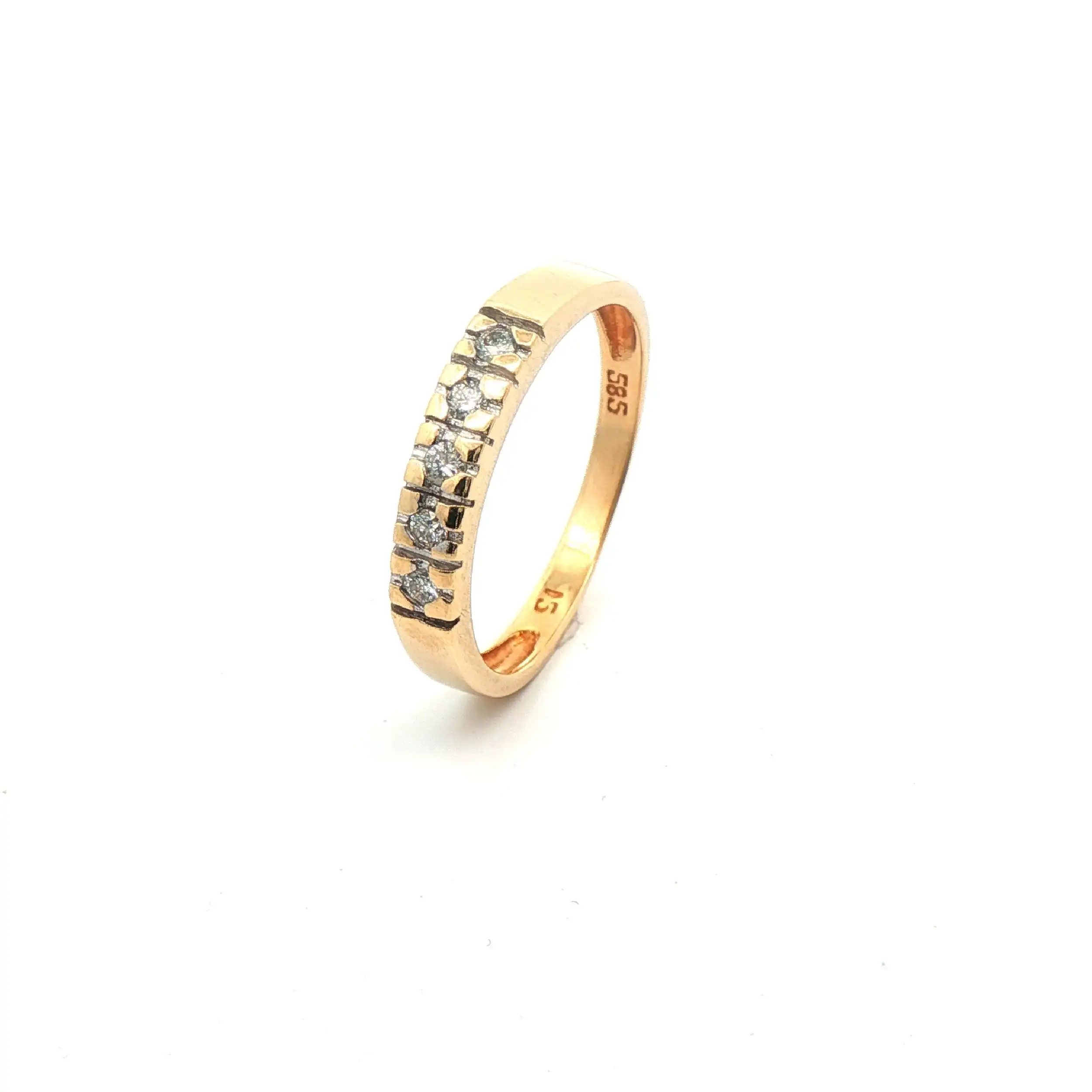 Ring Gelbgold mit Brillanten Ring Gelbgold mit Brillanten