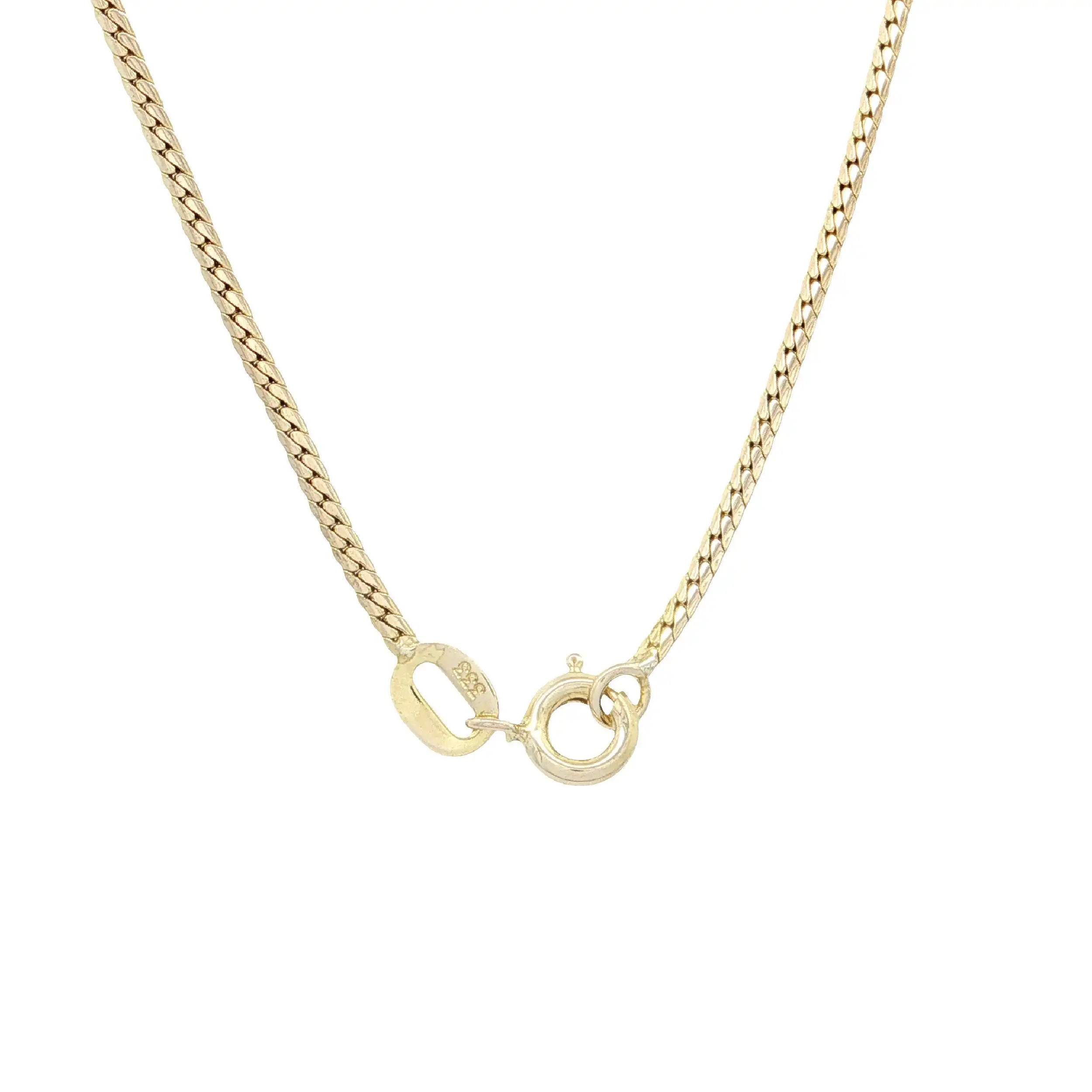 Collier Gelbgold mit Perle Collier Gelbgold mit Perle