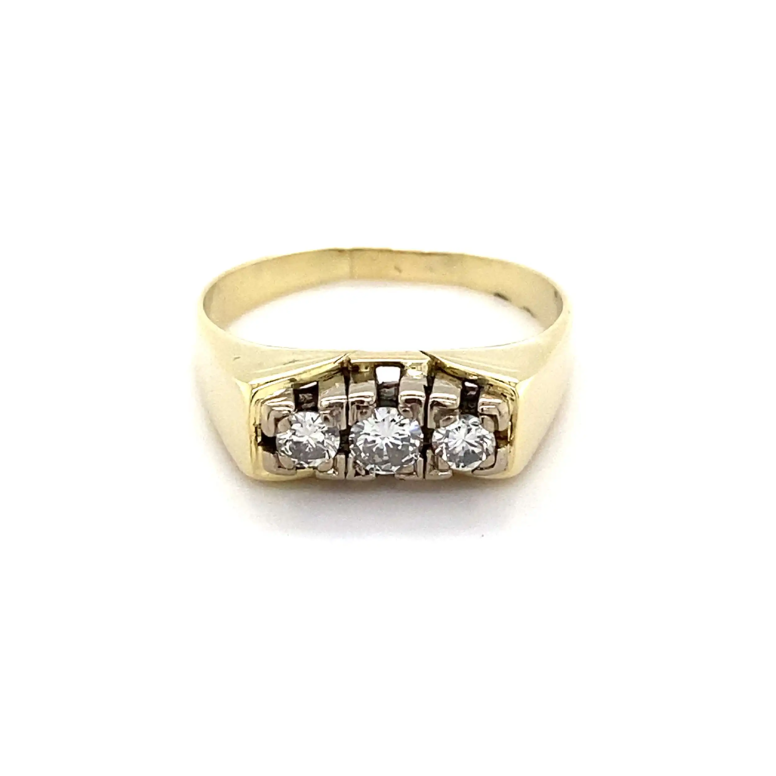 Ring Bicolor mit Brillanten Ring Bicolor mit Brillanten
