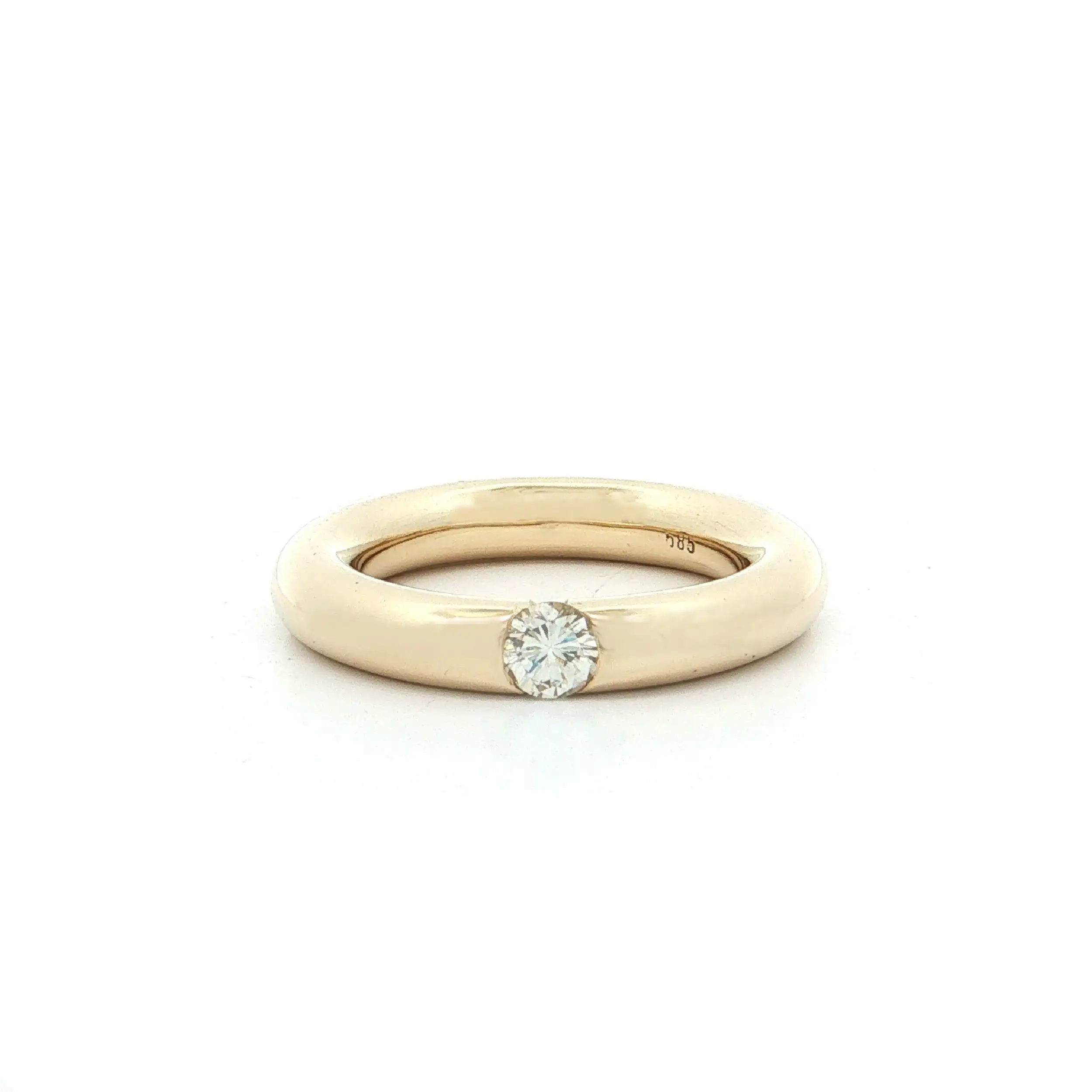 Ring Gelbgold mit Brillant Ring Gelbgold mit Brillant