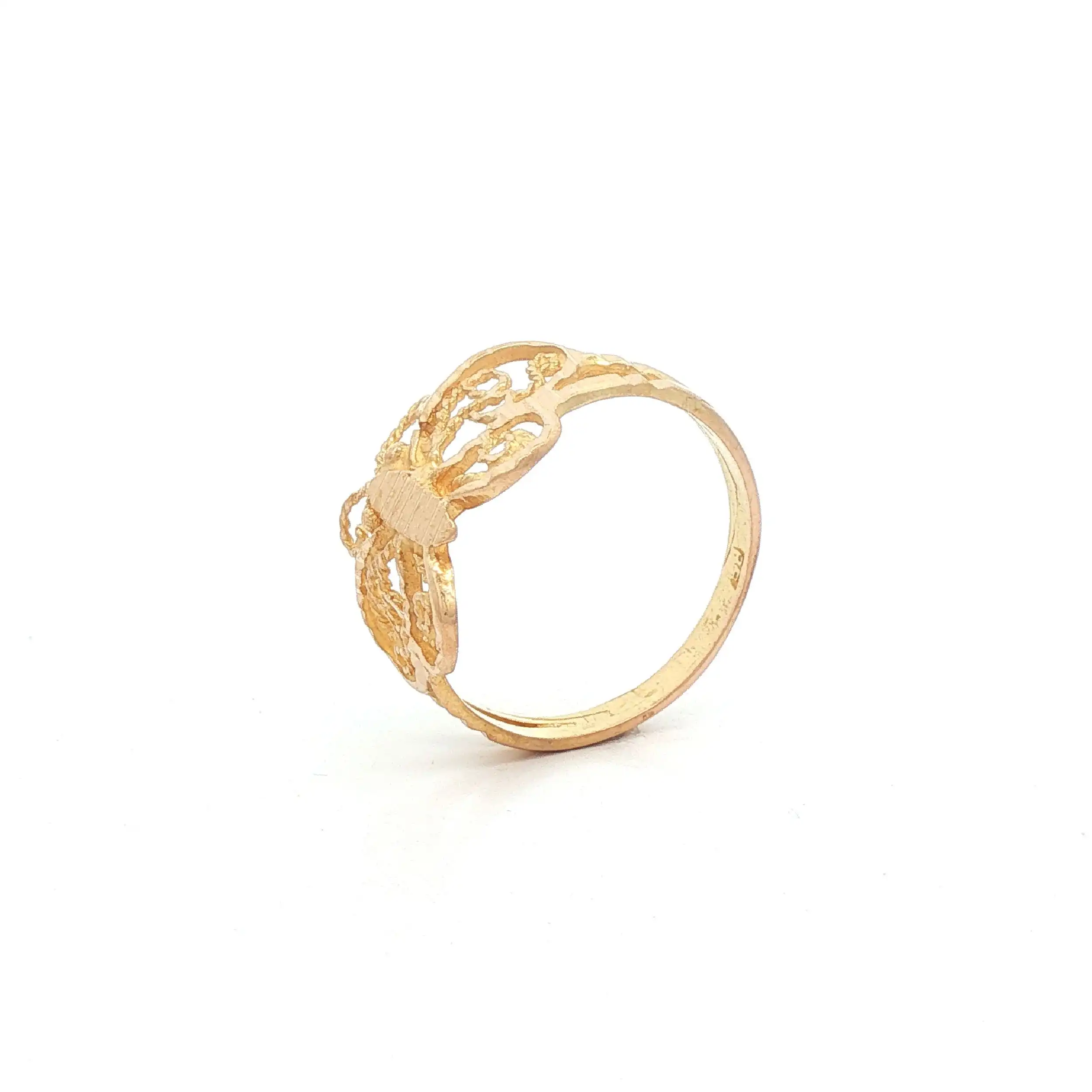 Ring Gelbgold Schmetterling