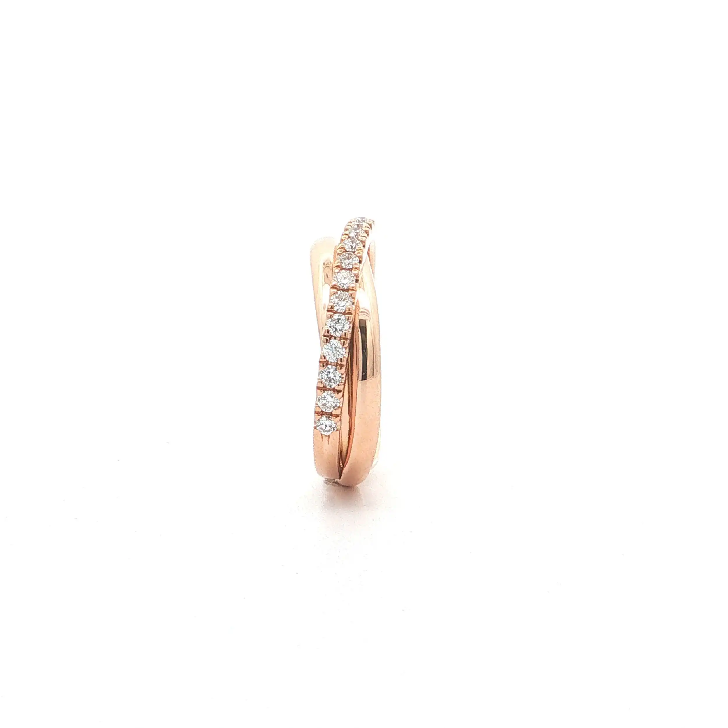 Ring Roségold mit Brillanten 0,25ct. TW/SI