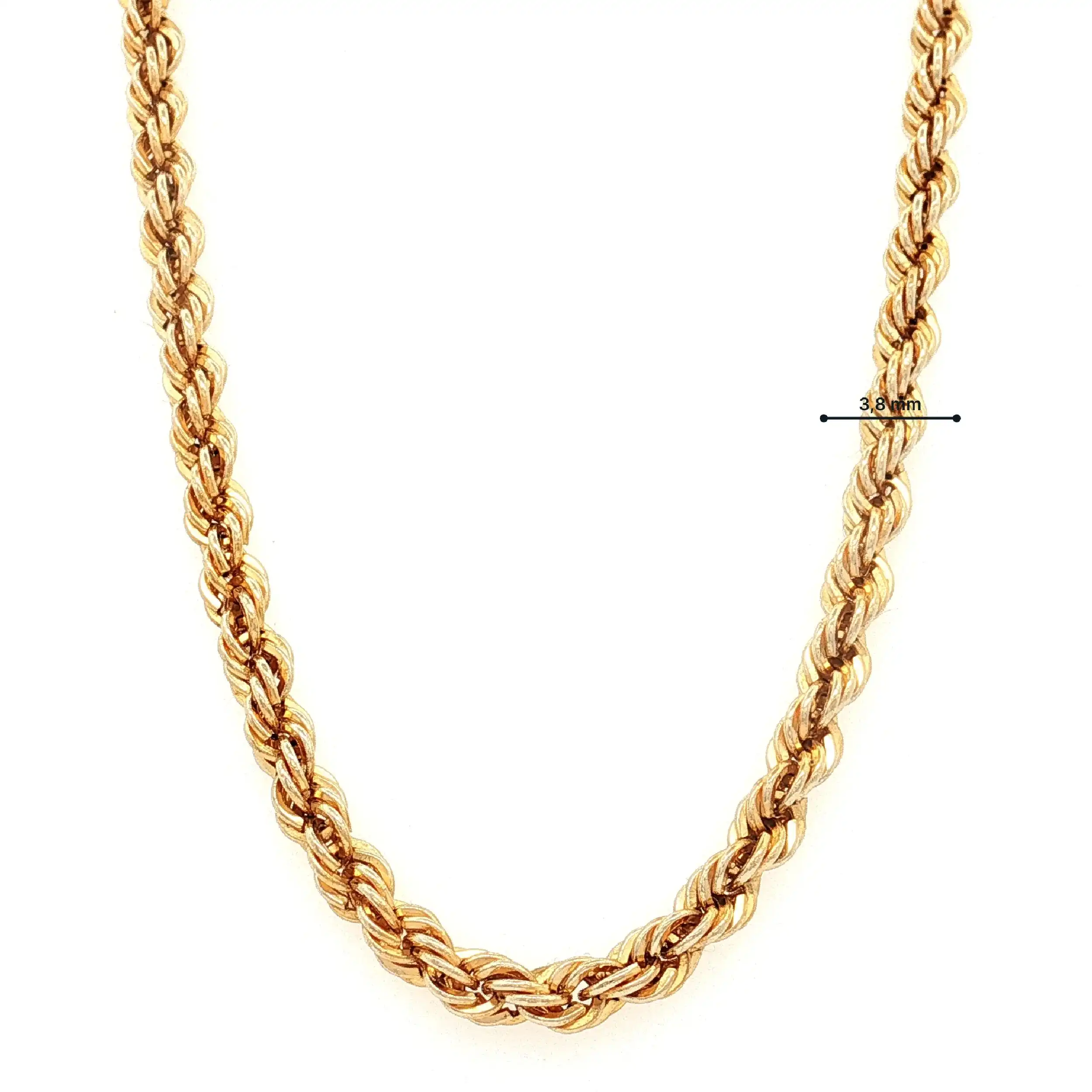 Kette Gelbgold gedreht