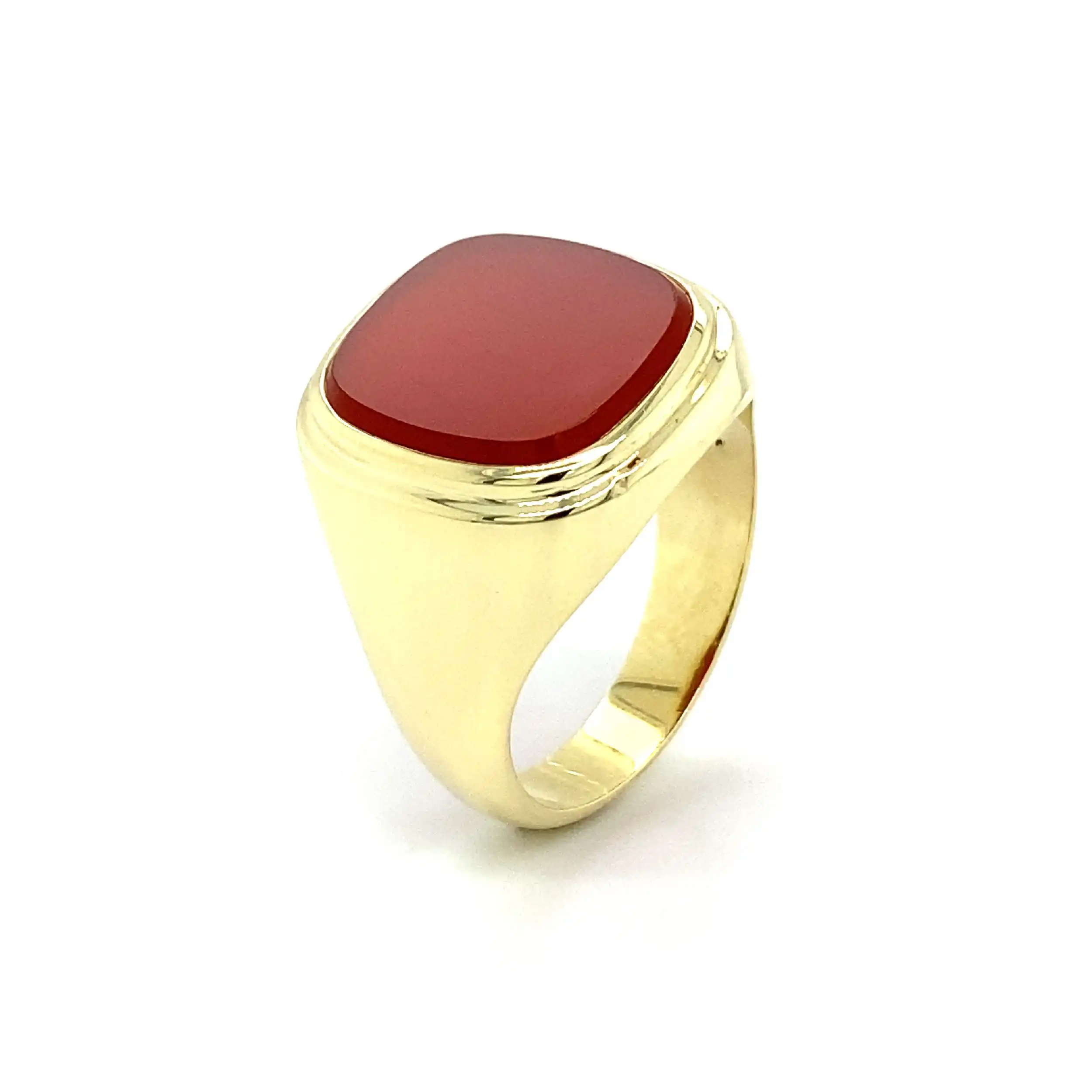 Ring Gelbgold mit Carneol Ring Gelbgold mit Carneol
