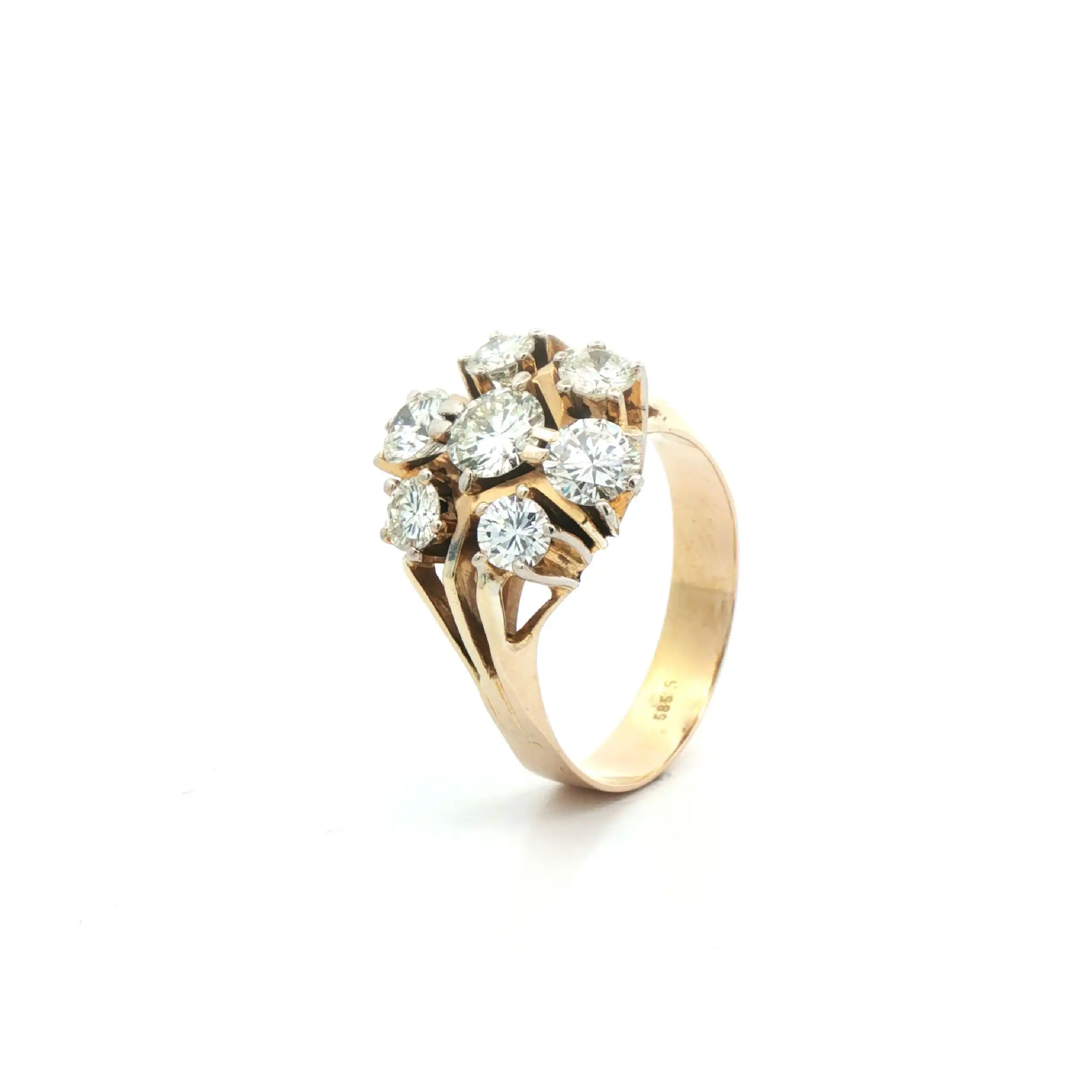 Ring Gelbgold mit Brillanten