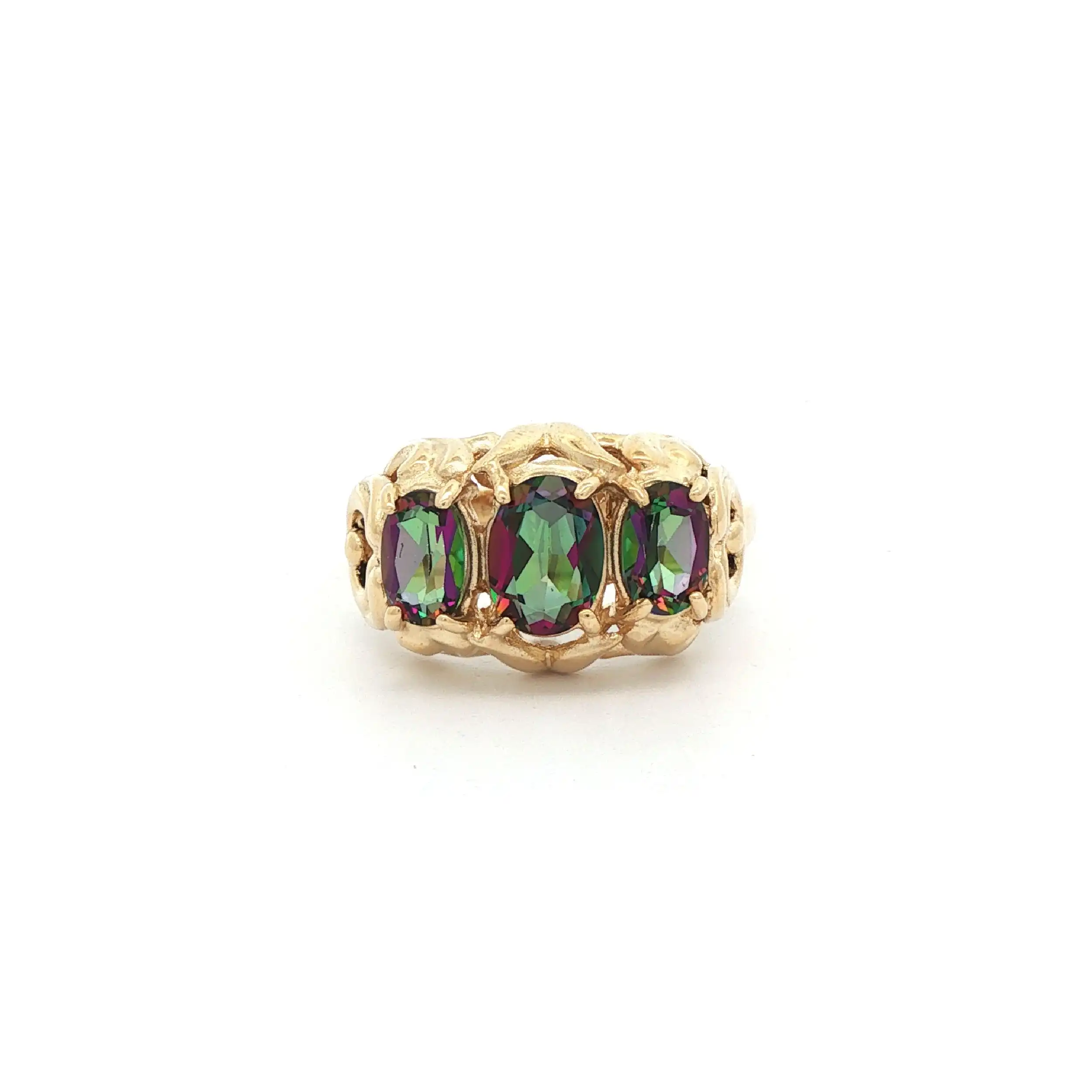 Ring Gelbgold mit Farbsteinen
