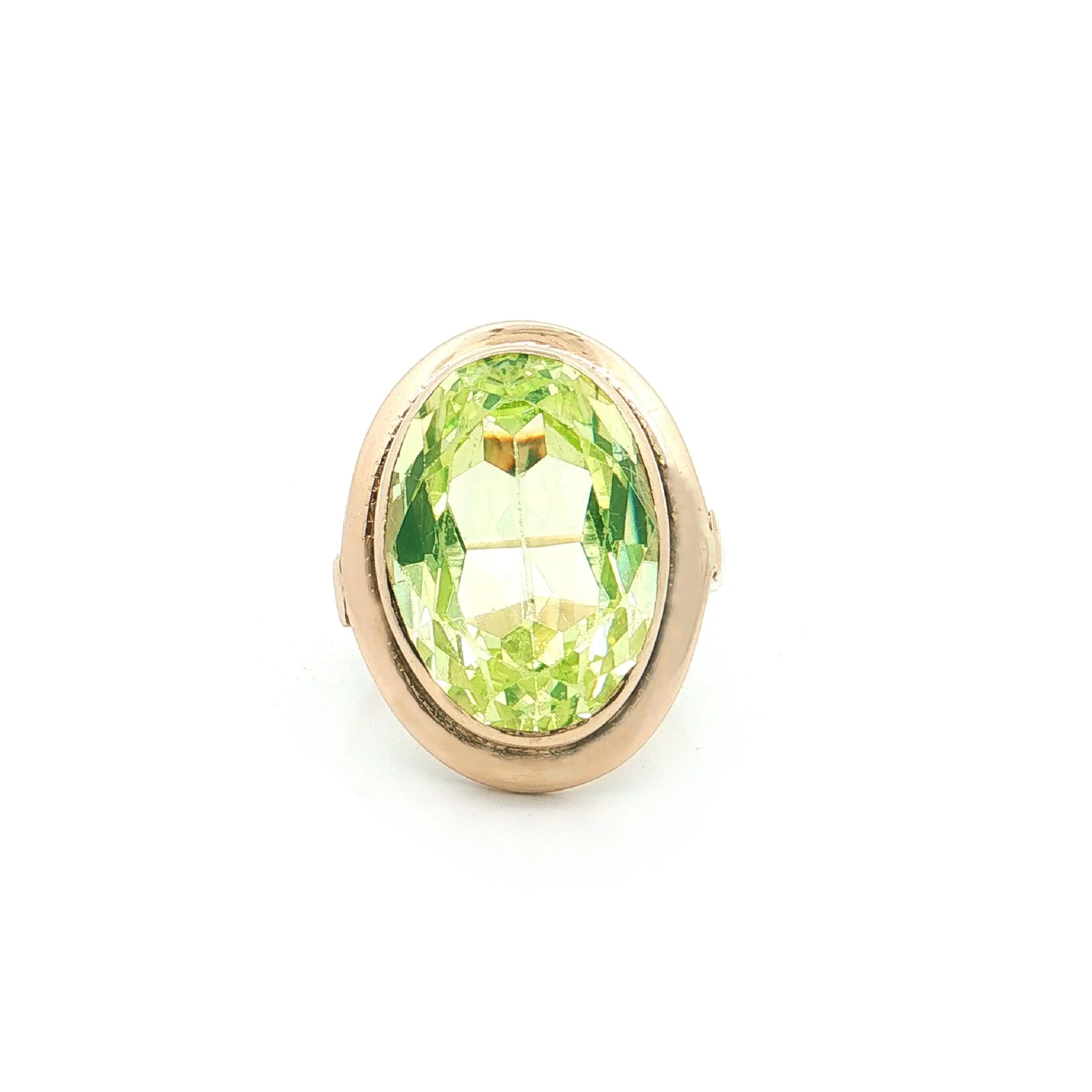 Ring Gelbgold mit synthetischem Spinell Ring Gelbgold mit synthetischem Spinell