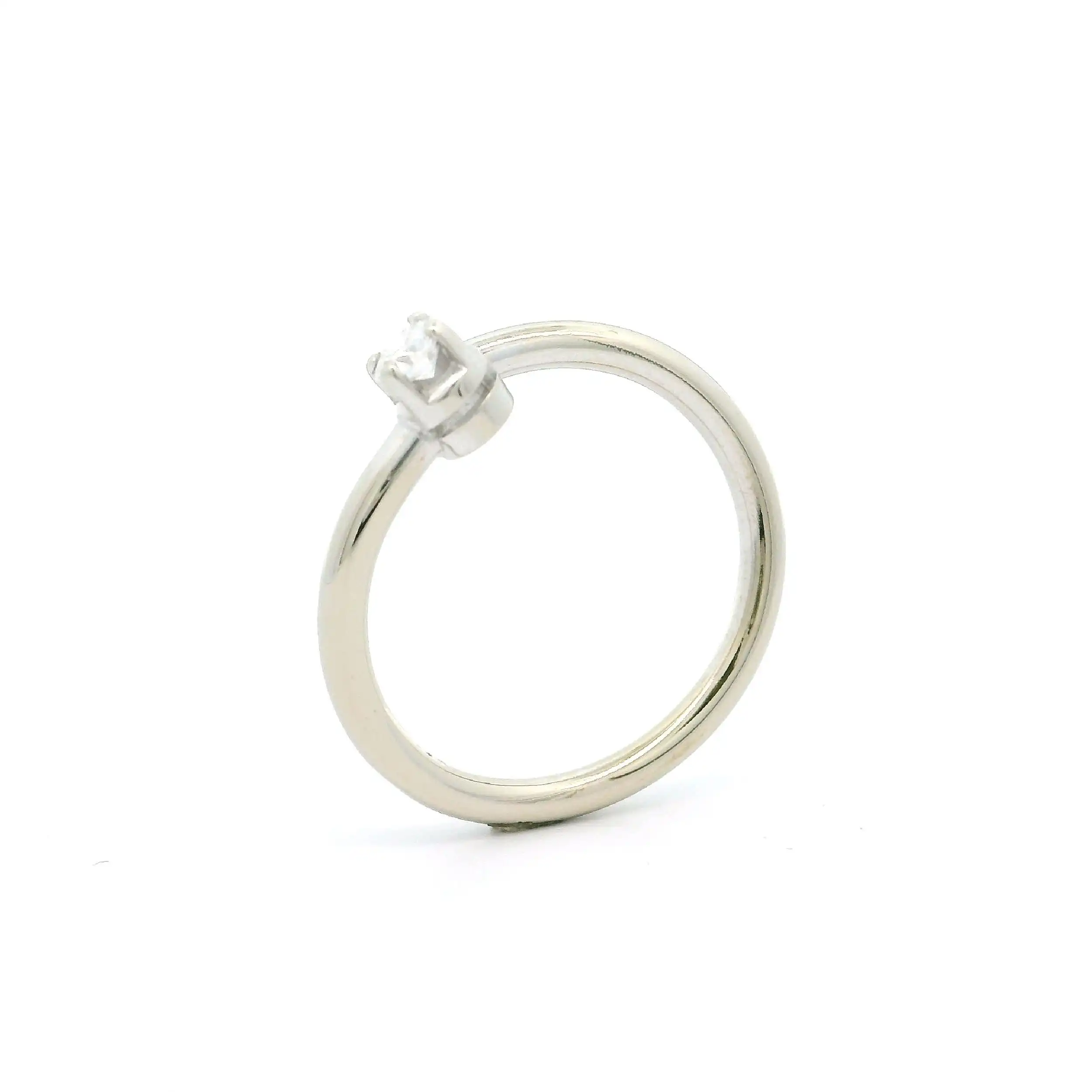 Ring Weißgold mit Brillant