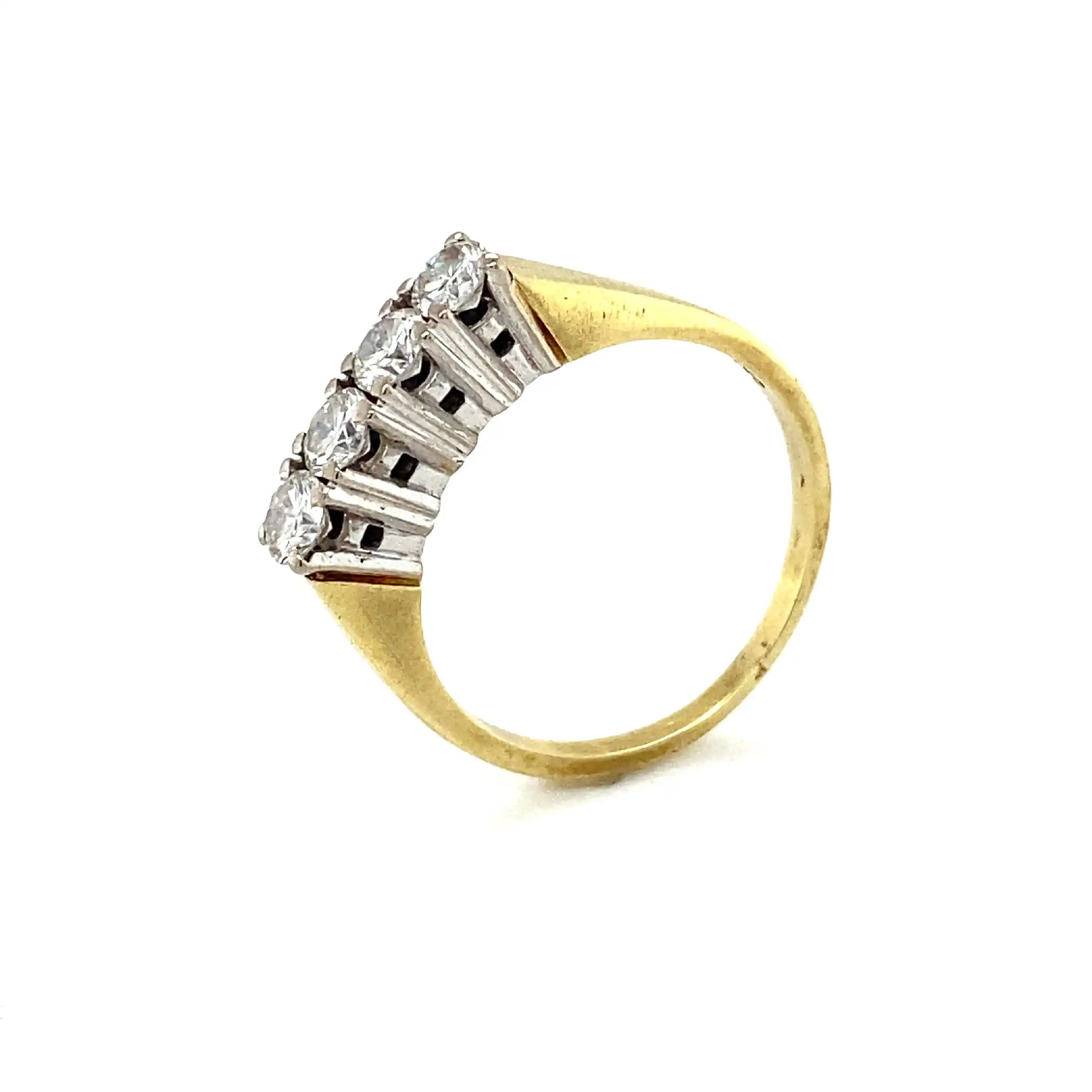 Ring Bicolor mit Brillanten Ring Bicolor mit Brillanten